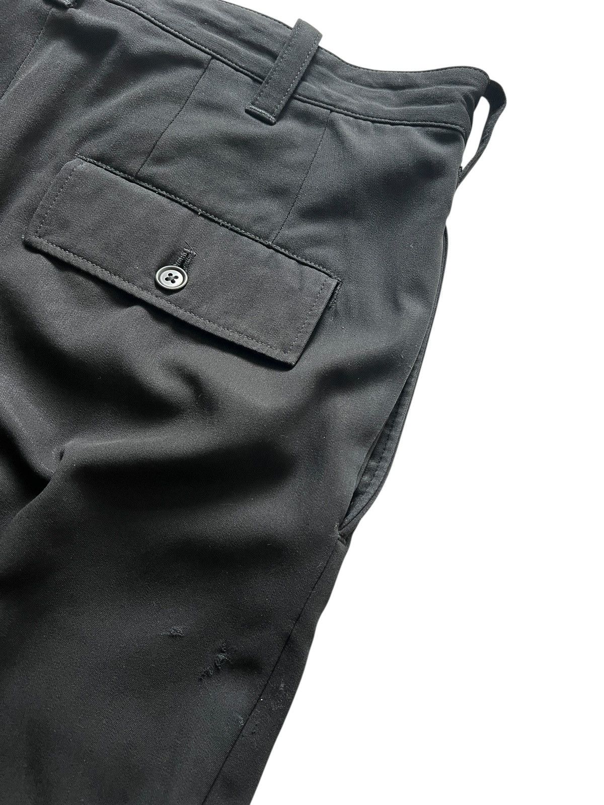 Yohji Yamamoto 1990s Yohji Yamamoto Pour Homme Hidden Pocket Wool Pants Size US 36 / EU 52 - 16 Thumbnail