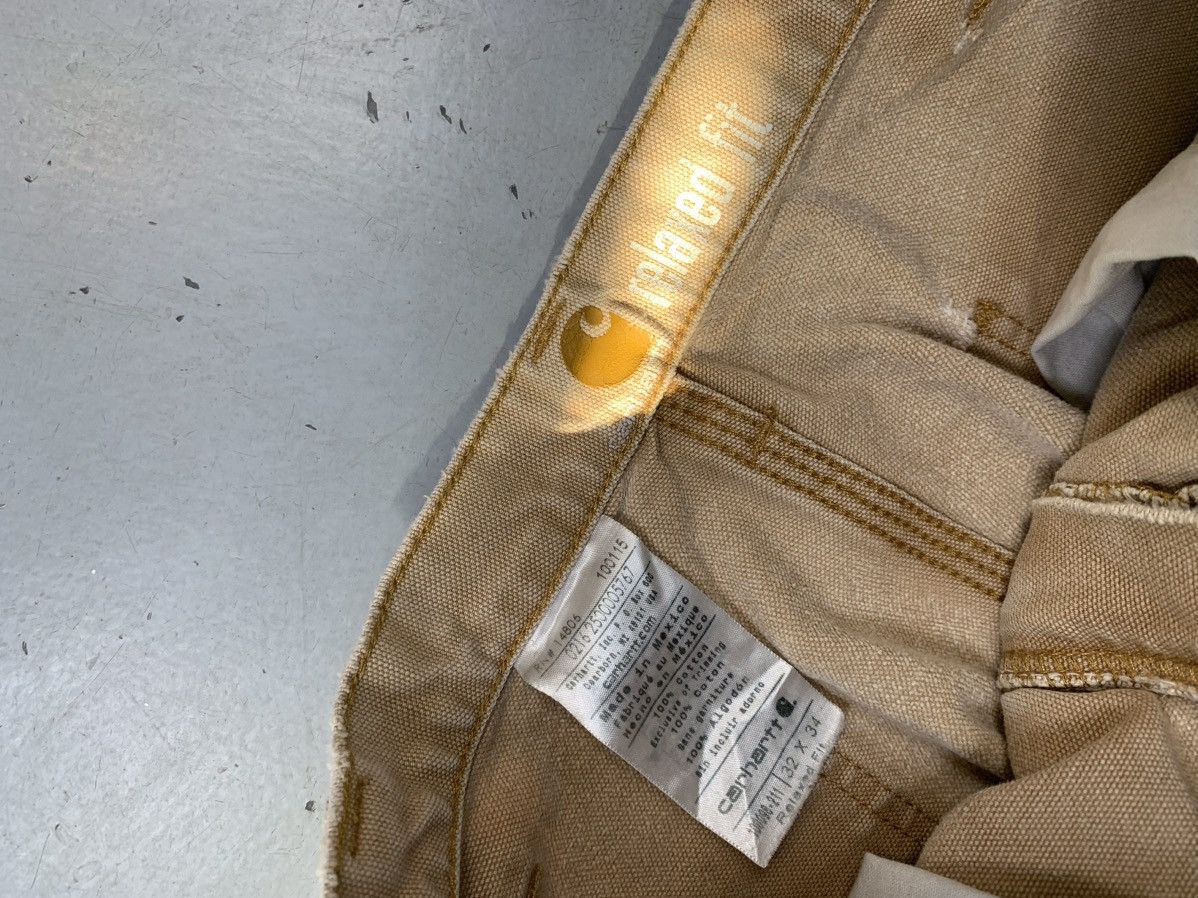 Carhartt Vintage Carharttt B01 BRN sun-fade double knee workwear Size US 32 / EU 48 - 6 Thumbnail