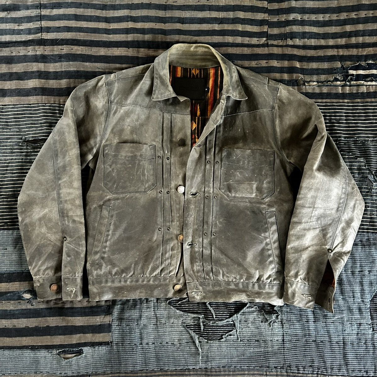 Freenote × Freenote Cloth Freenote Cloth RJ-1 Riders Jacket Size US S / EU 44-46 / 1 - 1 Thumbnail