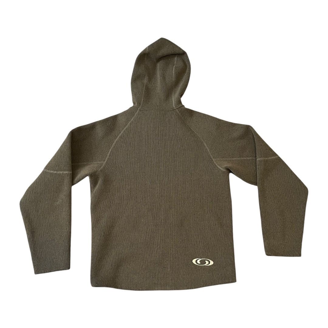Salomon VINTAGE Salomon Wool Fleece Lined Hooded Zip Up Jacket 2006 Size US M / EU 48-50 / 2 - 7 Thumbnail