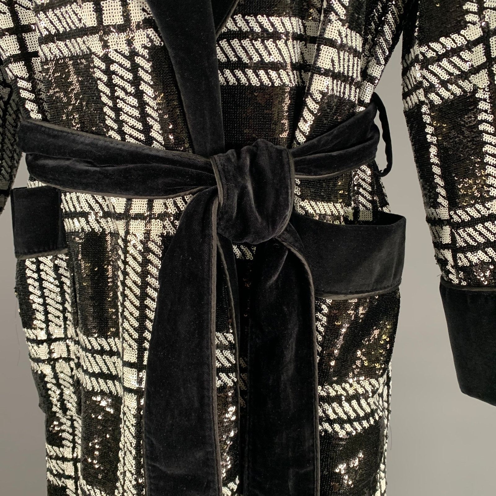 Dolce & Gabbana DOLCE & GABBANA TAILORED by Size 46 Sequined Robe Coat Size US 13 / EU 46 - 7 Thumbnail