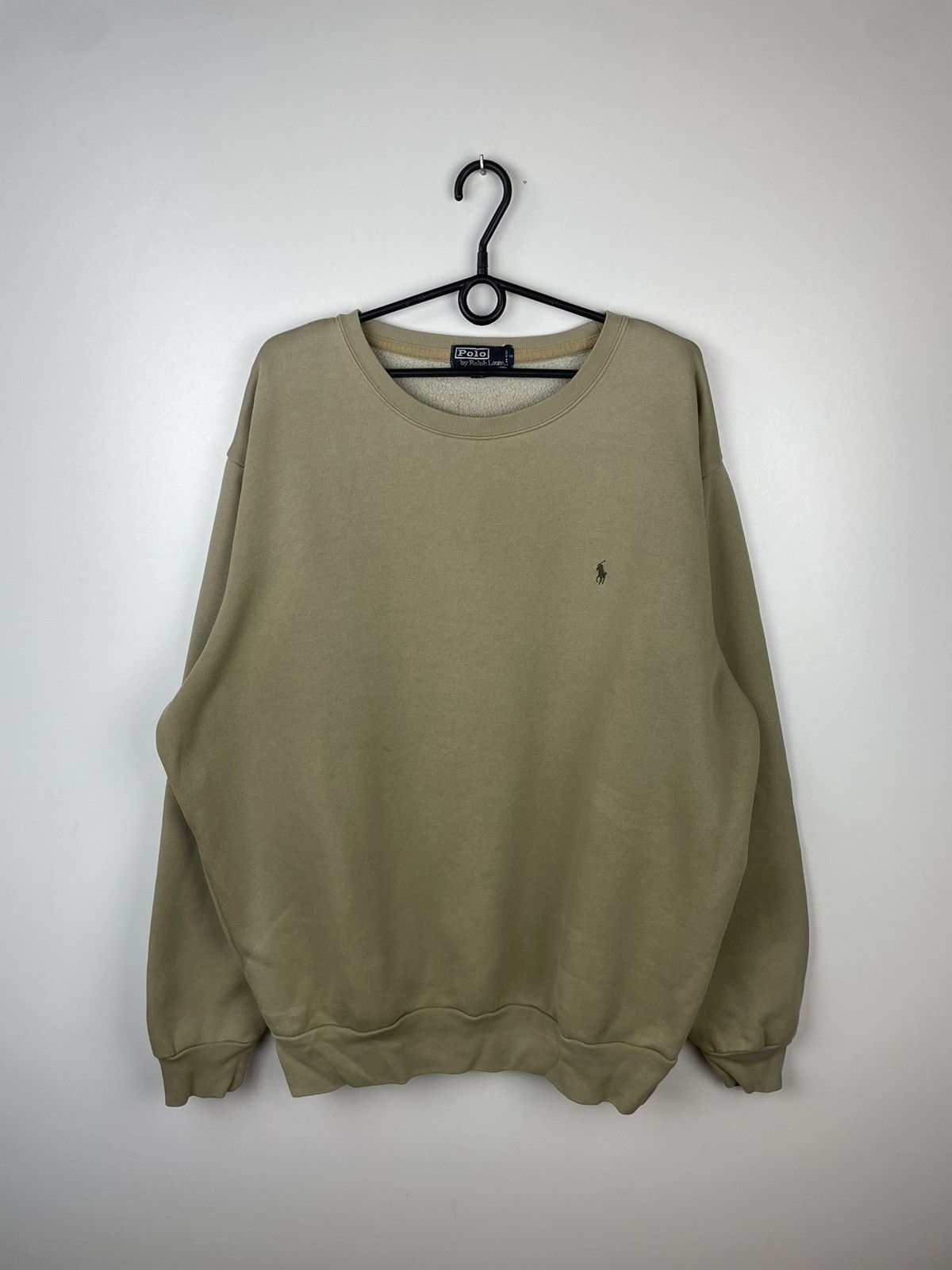 Vintage Polo Ralph Lauren Luxury Sweatshirt Beige Size L