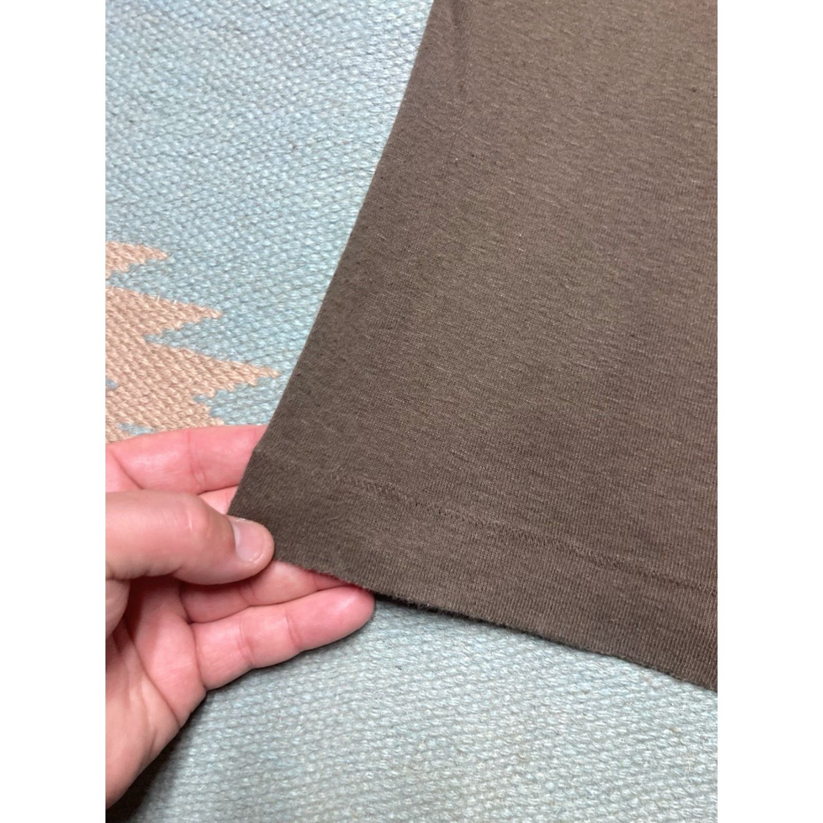 Vintage VINTAGE 60s 70s long sleeve t shirt roll turtle neck blank brown soft large Mens T-Shirt Size US L / EU 52-54 / 3 - 3 Thumbnail