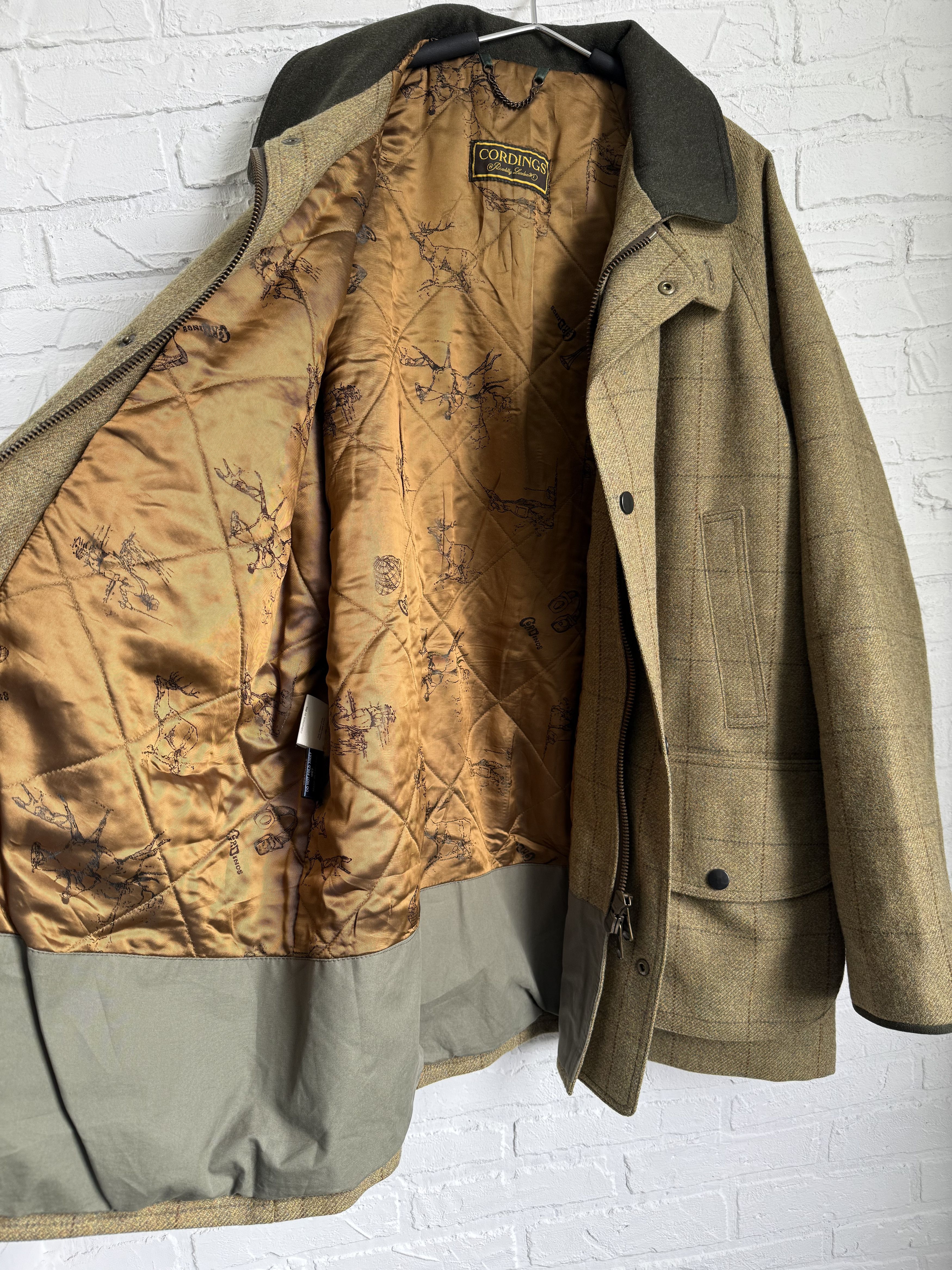 Other Cordings Piccadilly London Tweed Field Coat Hunting Jacket Size US XL / EU 56 / 4 - 4 Thumbnail