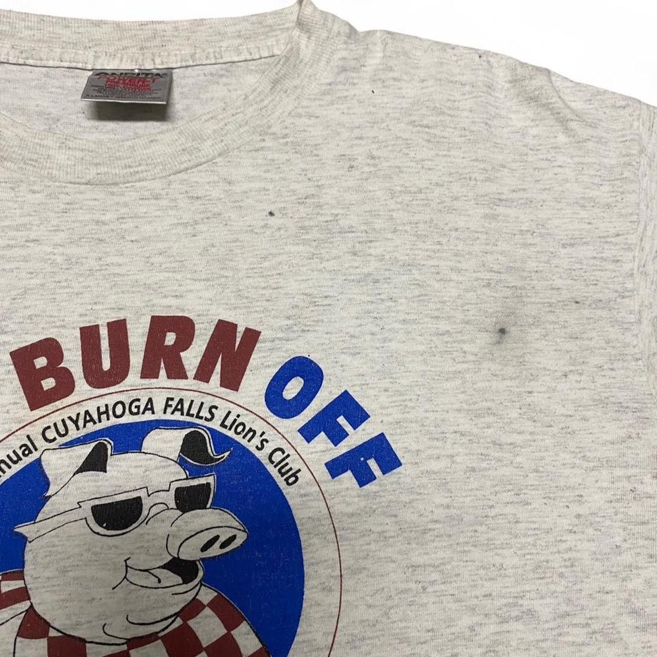 Other Vintage Rib Burn Off pig graphic grey Tshirt Size US L / EU 52-54 / 3 - 5 Thumbnail