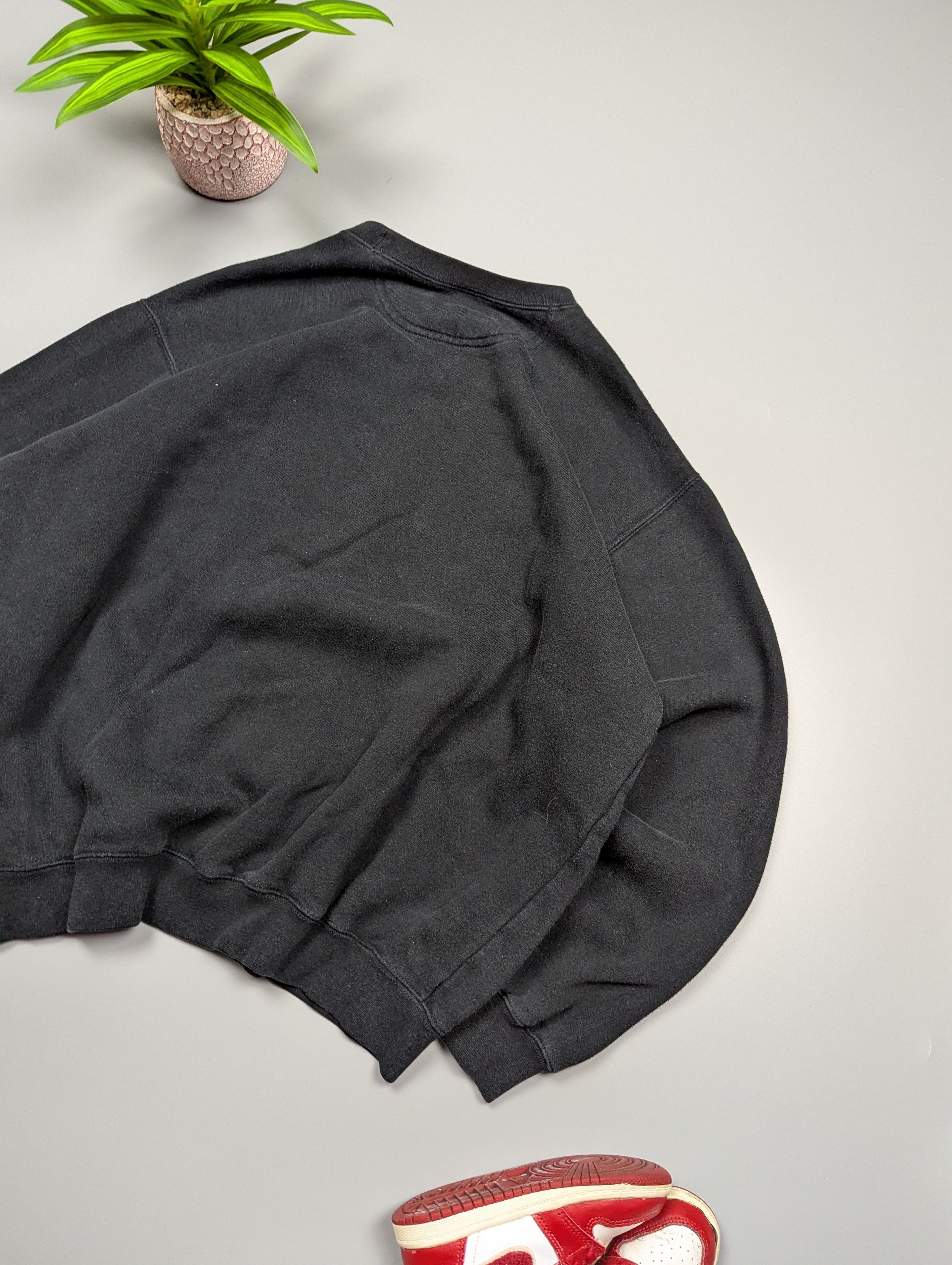 Champion CHAMPION Vintage 90s Men's Black Loose Fit Sweatshirt Size US L / EU 52-54 / 3 - 11 Thumbnail
