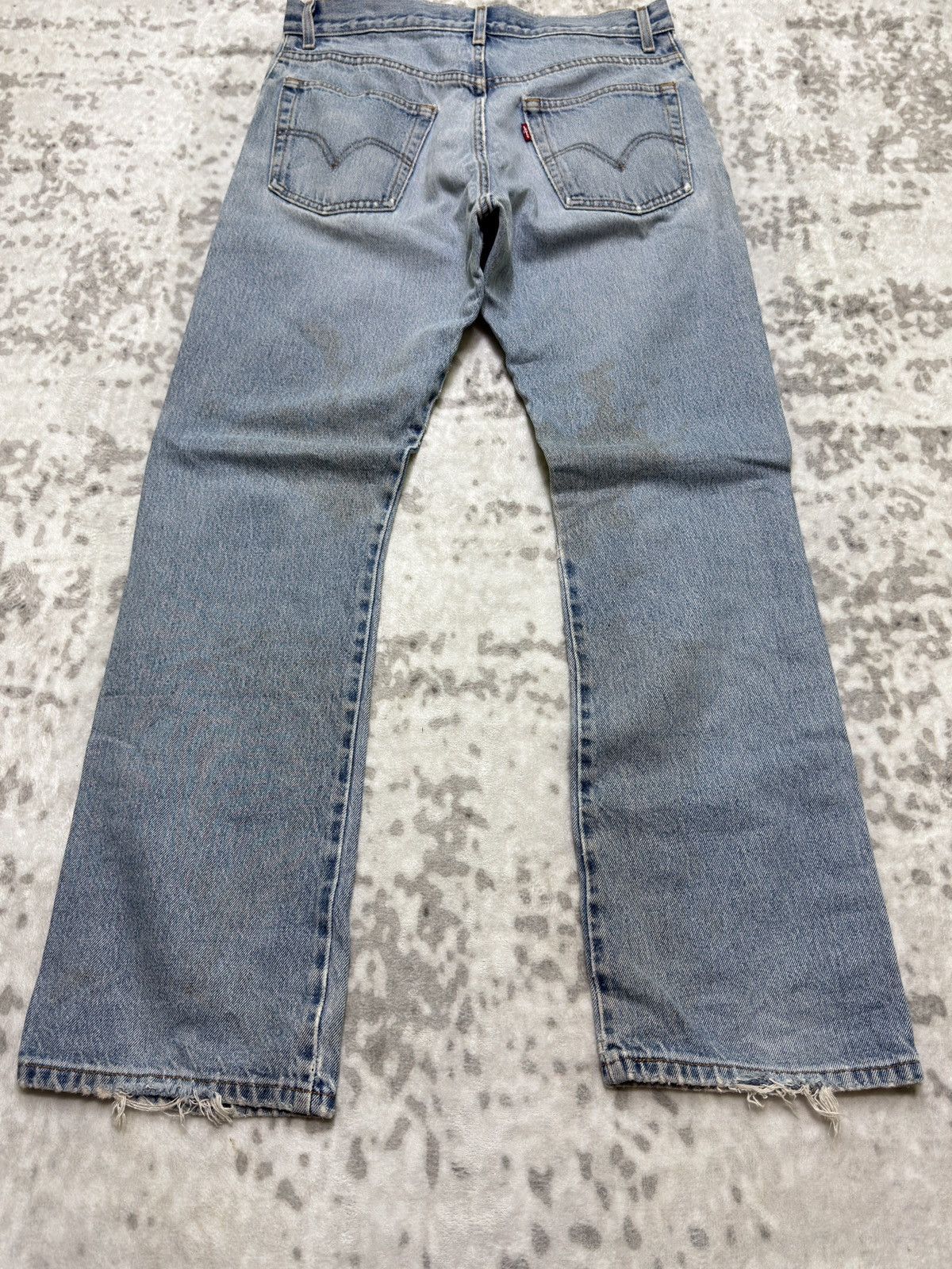 Levi's Levi’s 517 Y2K Distressed Narrow Bootcut Jeans Altered Fit Size US 32 / EU 48 - 13 Thumbnail