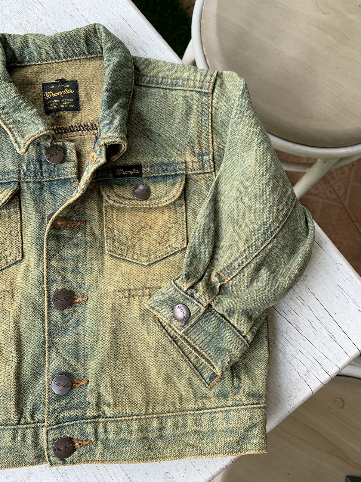 Wrangler Baby Collection Rusty Wrangler Jeans Jacket Size US XXS / EU 40 - 3 Thumbnail