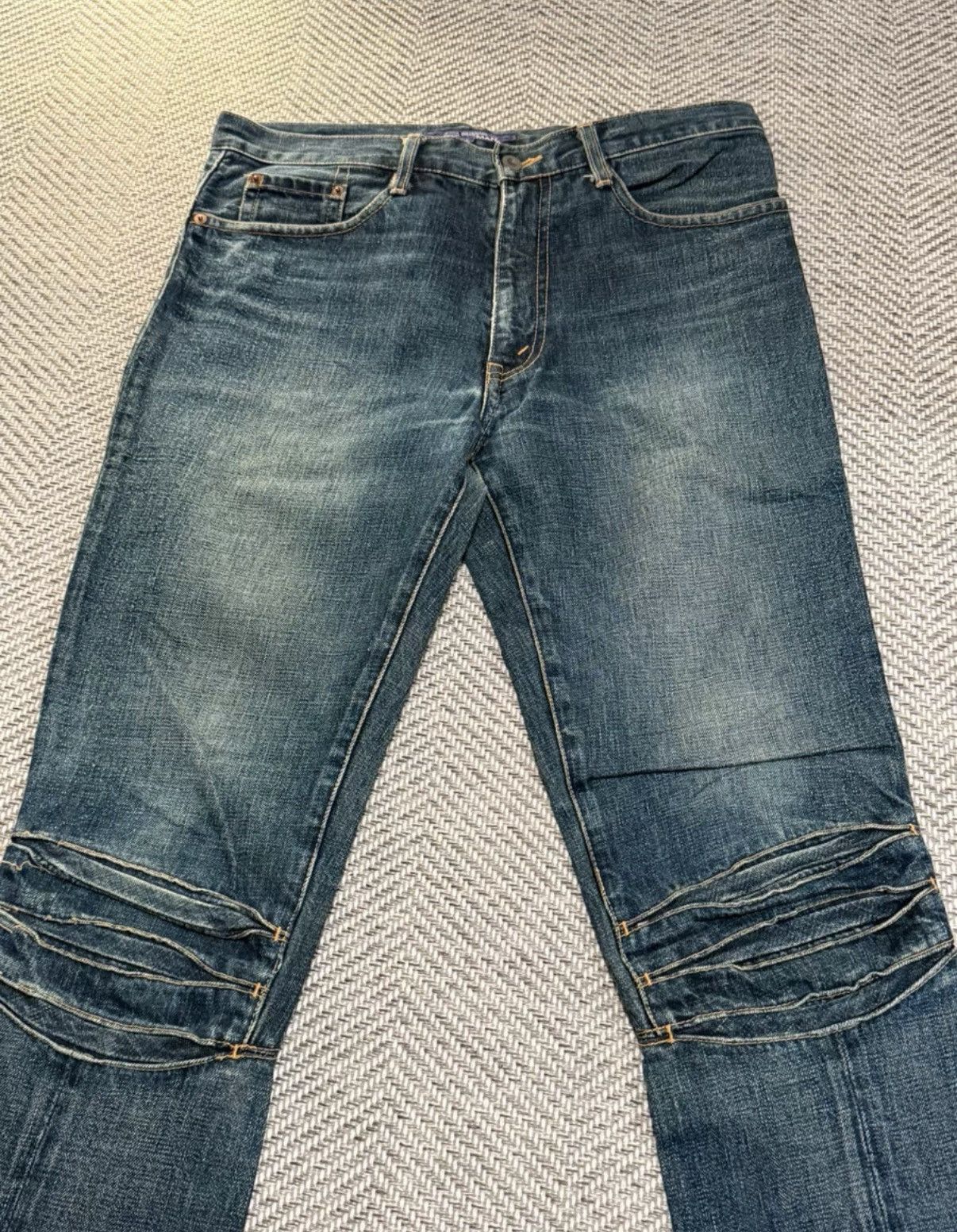 Junya Watanabe Junya Watanabe Man Biker Denim Pants K24 Size US 36 / EU 52 - 4 Thumbnail