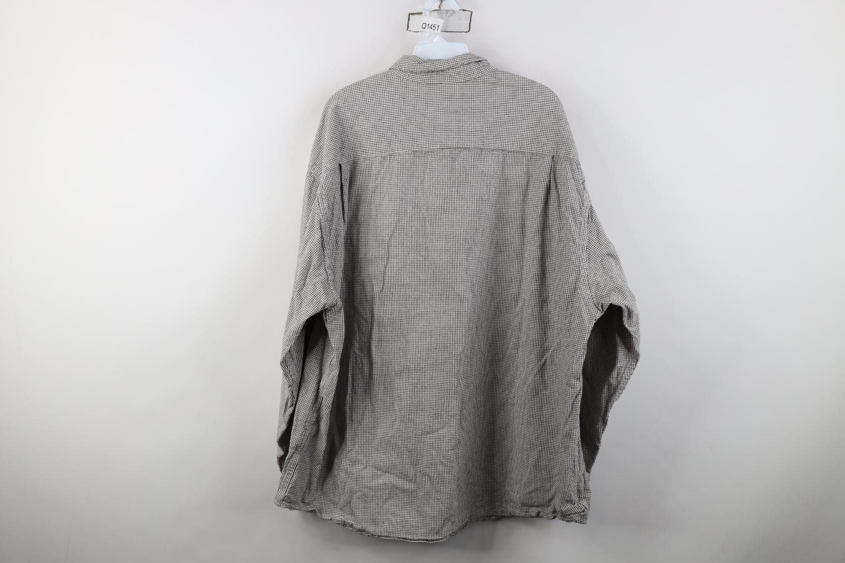 Eddie Bauer Vintage 90s Eddie Bauer Canvas Collared Button Down Shirt Size US XXL / EU 58 / 5 - 10 Thumbnail