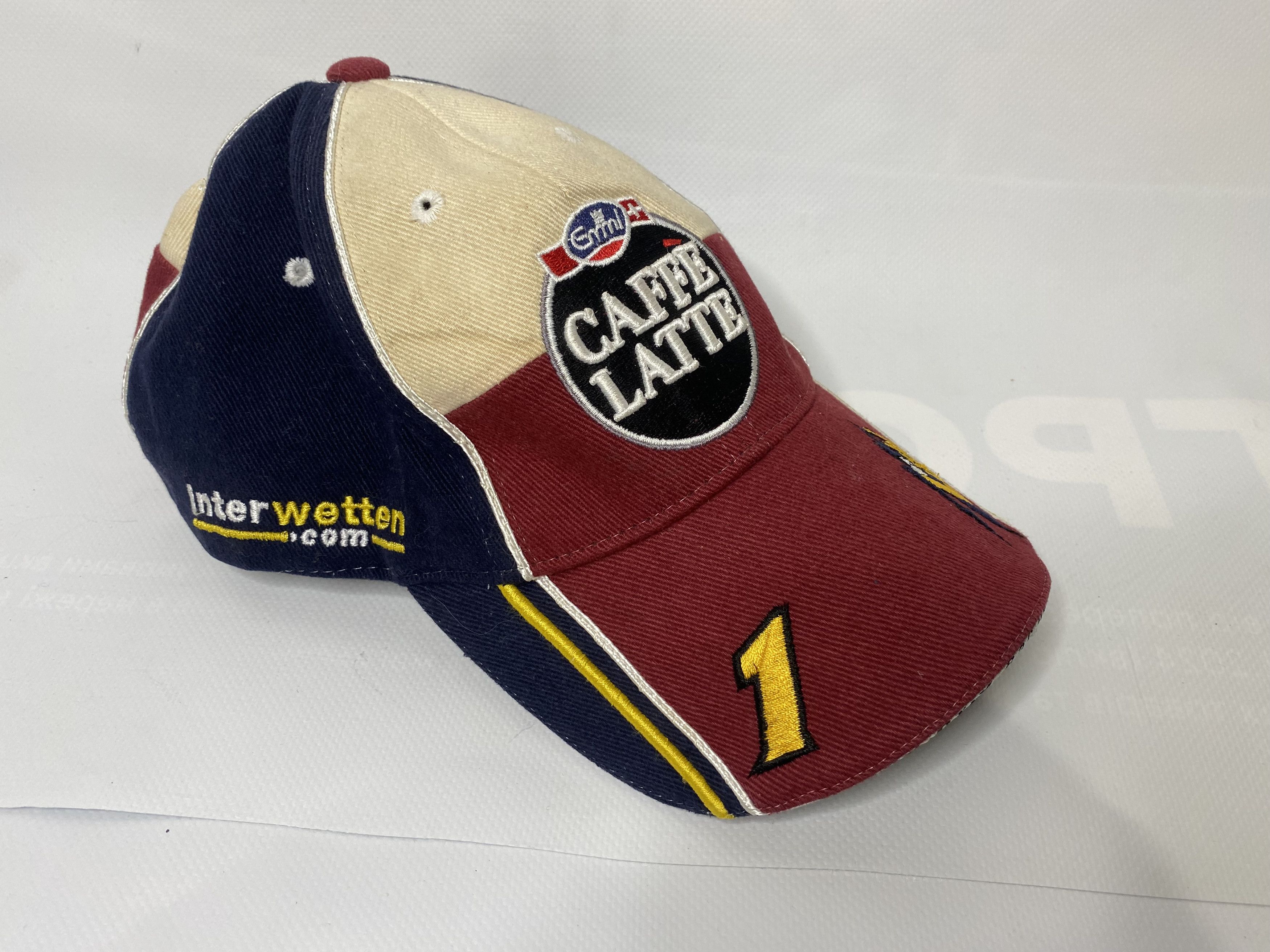Vintage EMMI CAFFE LATTE GRAND PRIX RACING TEAM HAT CAP ONE SIZE Size ONE SIZE - 1 Thumbnail