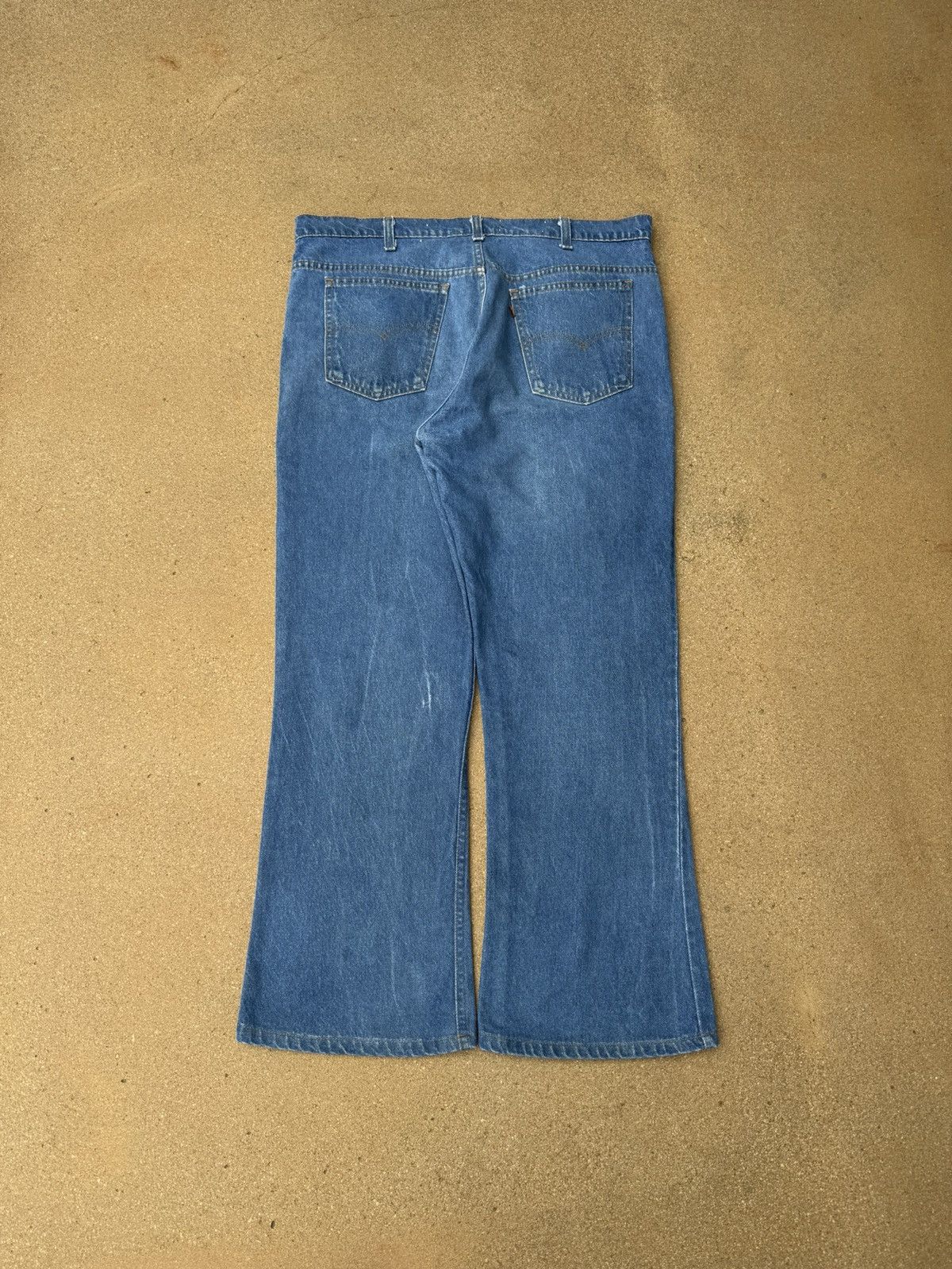 Levi's × Vintage Vtg 80’s Levi’s 646 Orange Tab Bellbottom Flare Jeans 38x29 Size US 38 / EU 54 - 2 Thumbnail