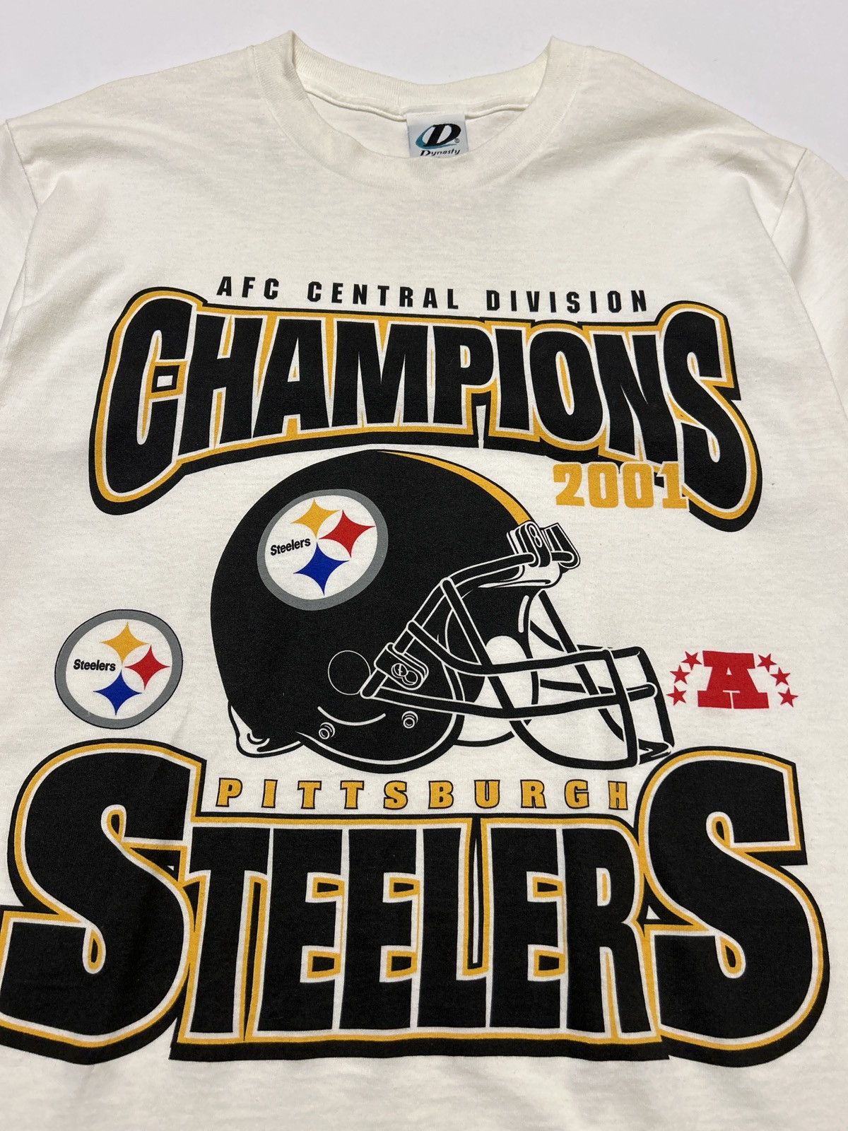 NFL Vintage Pittsburg Steelers 2001 AFC Champions Tshirt Size US L / EU 52-54 / 3 - 2 Thumbnail