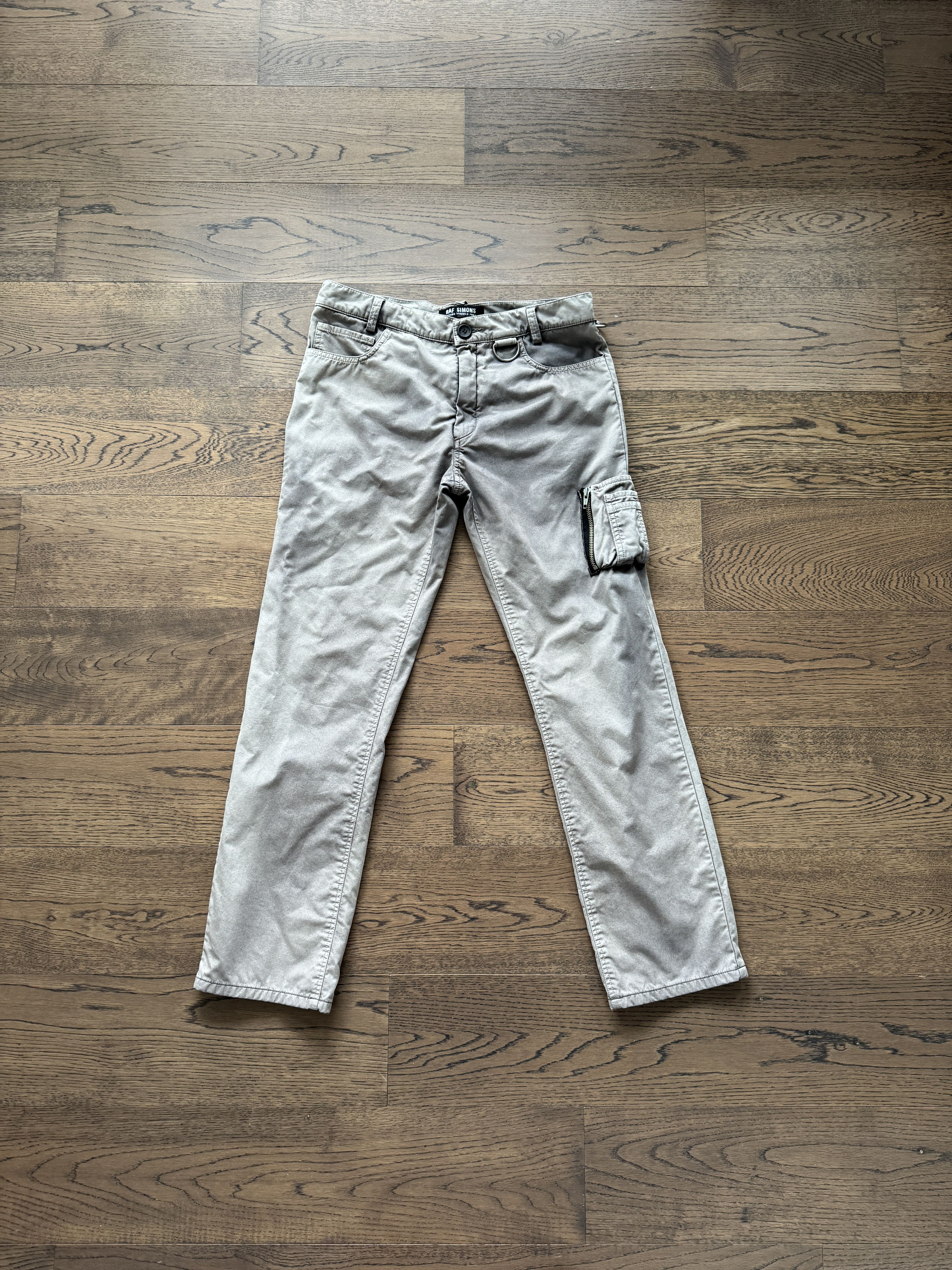 Raf Simons Raf Simons 2002 Spring Summer Pigment Dyed Combat Pants Rare Size US 31 - 1 Thumbnail
