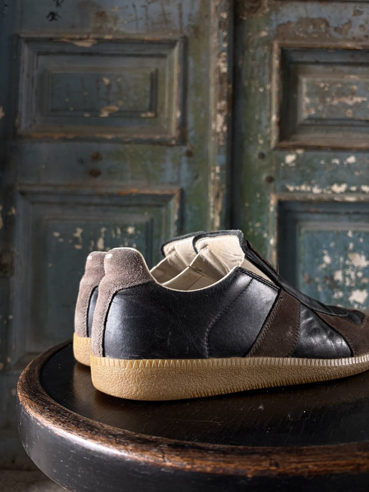 Maison Margiela Maison Margiela Black/brown laceless gat Size US 7.5 / EU 40-41 - 3 Thumbnail