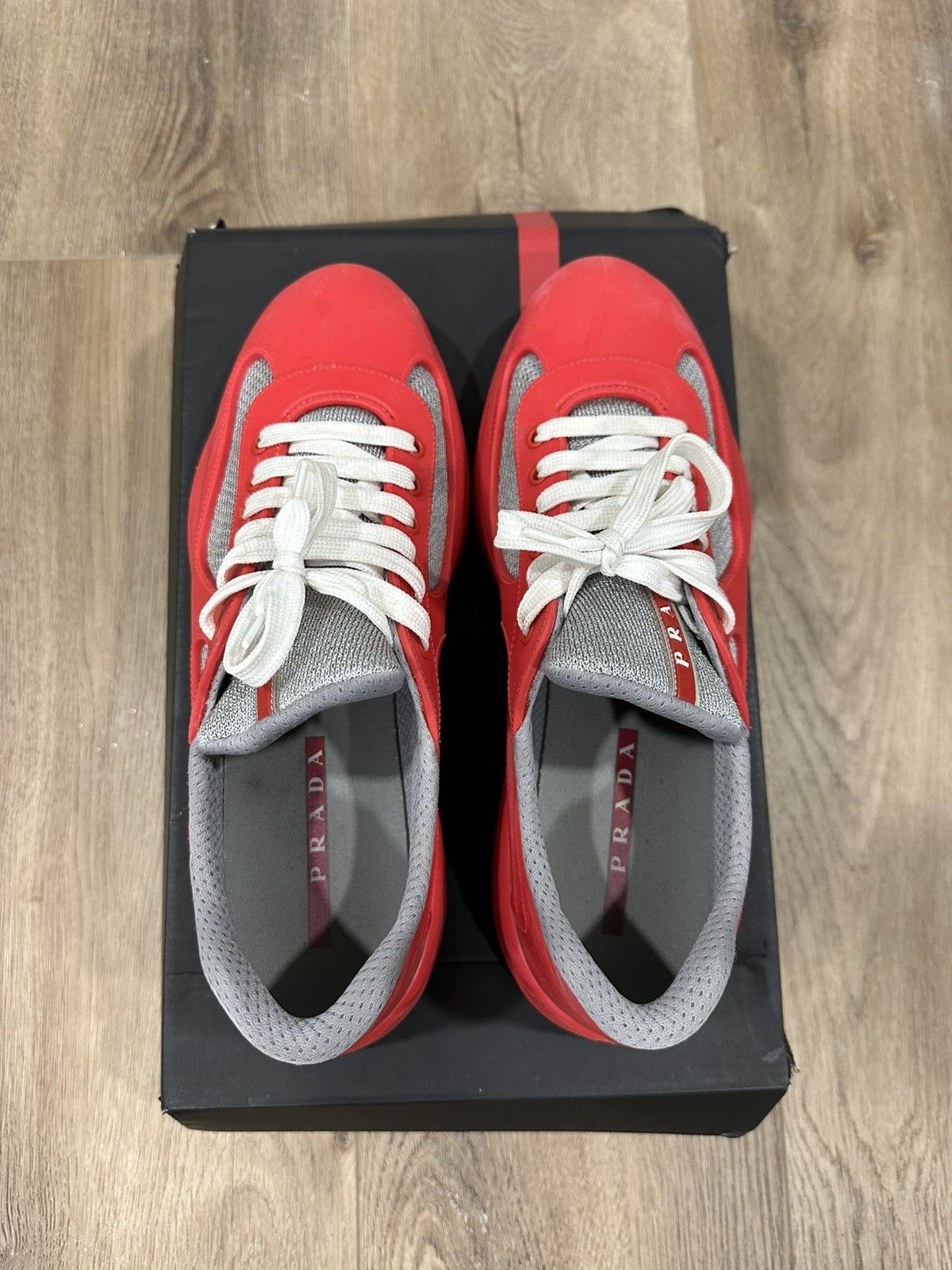 Prada Prada America’s Cup Sneakers - Size 44 (11 US) Size US 11 / EU 44 - 5 Thumbnail