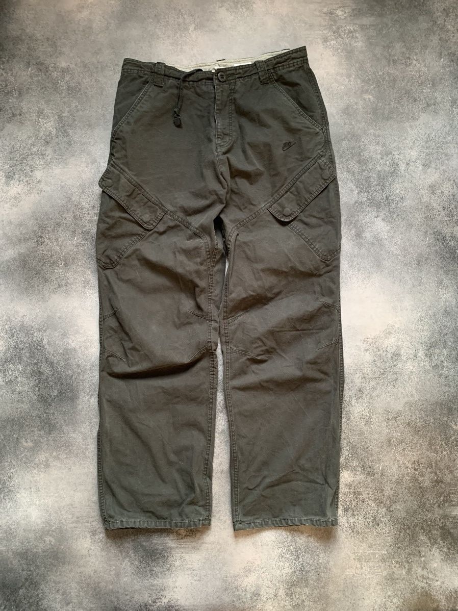 Nike × Vintage Nike vintage cargo pants y2k Size US 33 - 1 Thumbnail