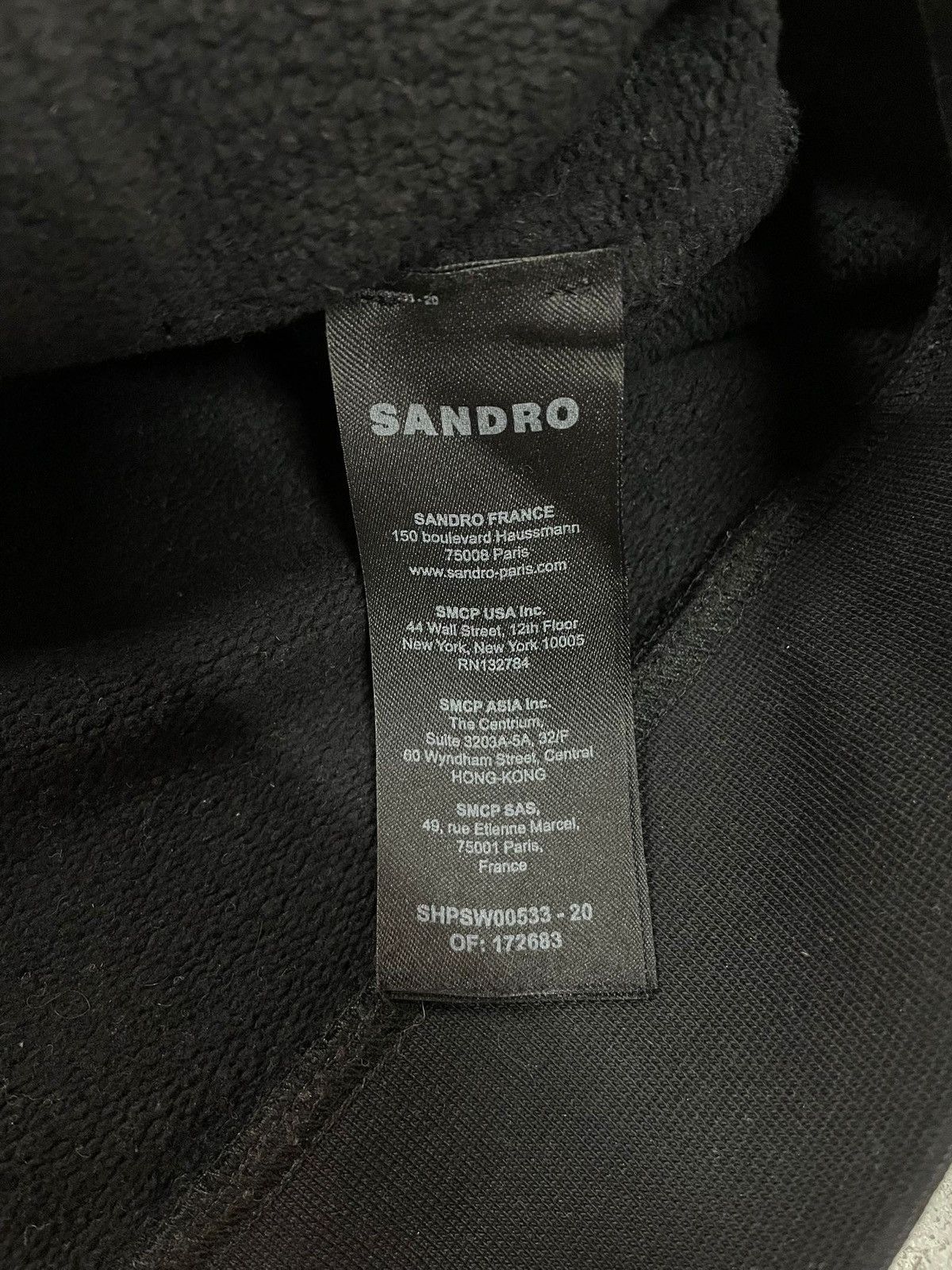 Sandro Embroidery Logo Sandro Hoodie slim fit Size US M / EU 48-50 / 2 - 5 Thumbnail