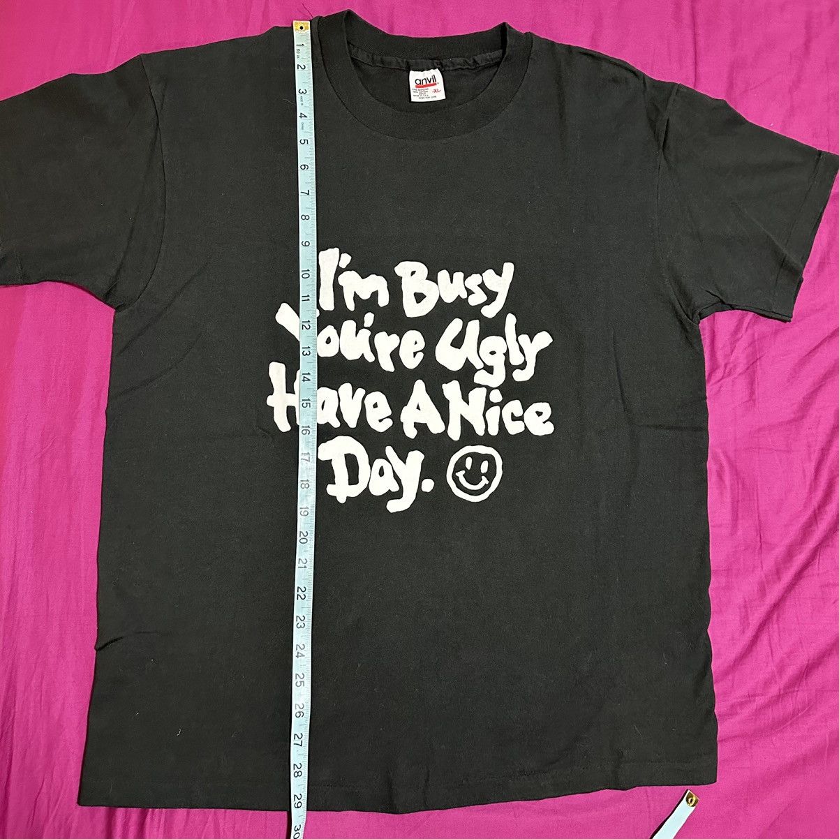 Vintage Vintage Have A Nice Day Smiley Face T Shirt 1990s XL Size US XL / EU 56 / 4 - 5 Thumbnail