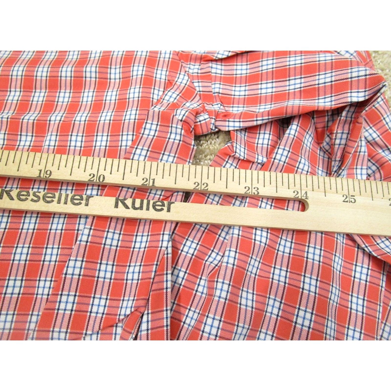 Southern Tide Southern Tide Shirt Men L Red Plaid Button-Down Nylon Moisture Wicking Casual Travel Built-In nylon/Spandex Size US L / EU 52-54 / 3 - 5 Thumbnail