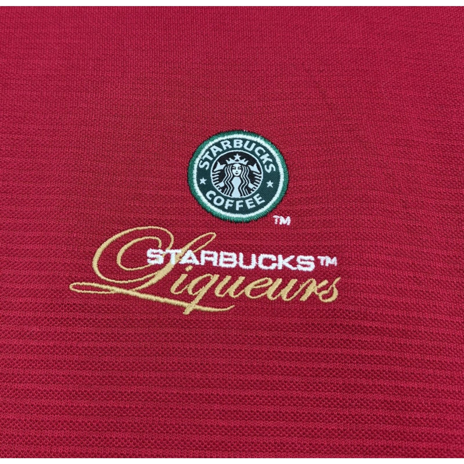 Cutter & Buck Cutter & Buck Golf Polo Shirt Mens 2XL Red Solid Embroidered Starbucks Liqueurs Polo Shirt USA Preppy Logo Golf Polo Size US XXL / EU 58 / 5 - 6 Thumbnail