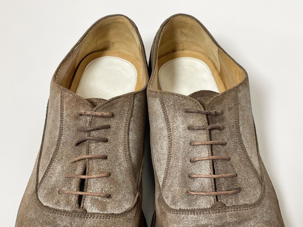 Maison Margiela ‘Mould’ Effect Suede Oxford Shoes Size US 11 / EU 44 - 8 Thumbnail