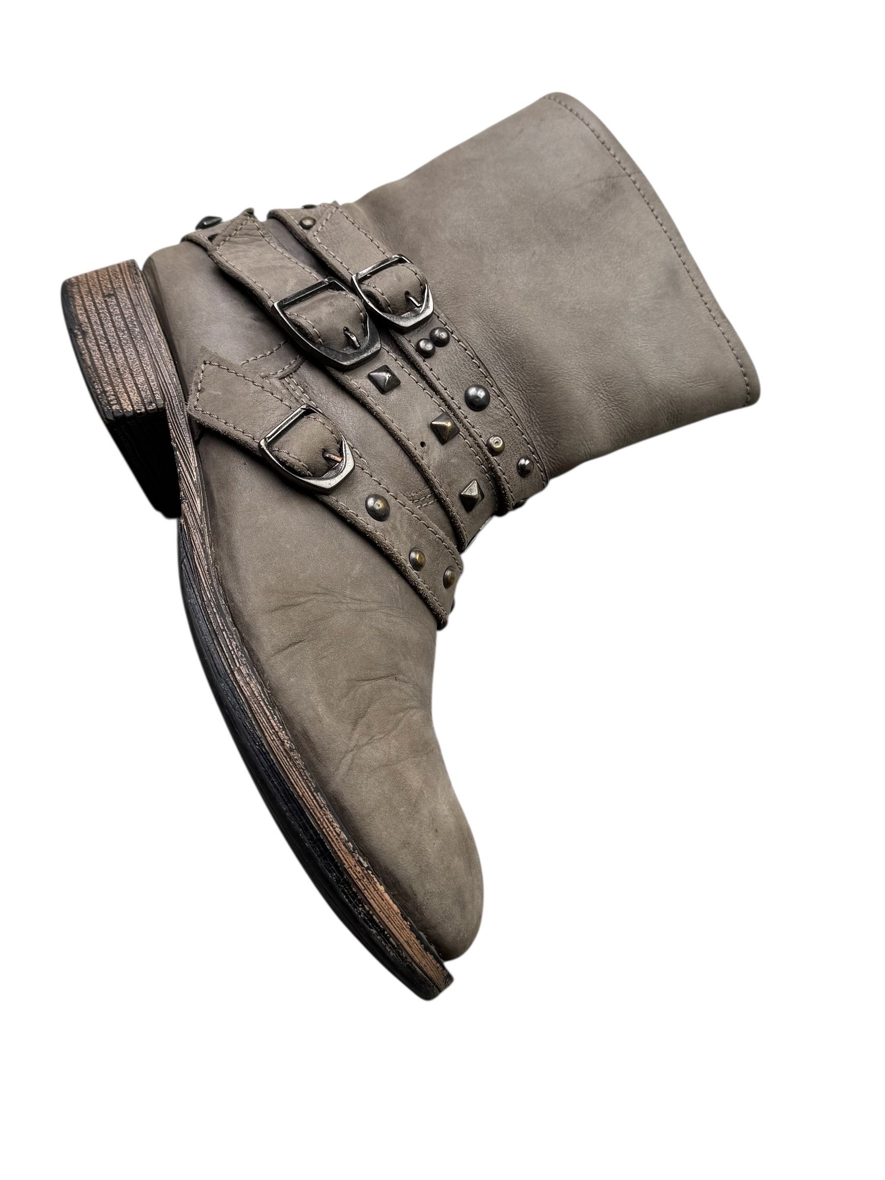 Other Vintage Leather Boots With Belted M42(E26)D15(V59) Size US 8 / IT 38 - 2 Thumbnail