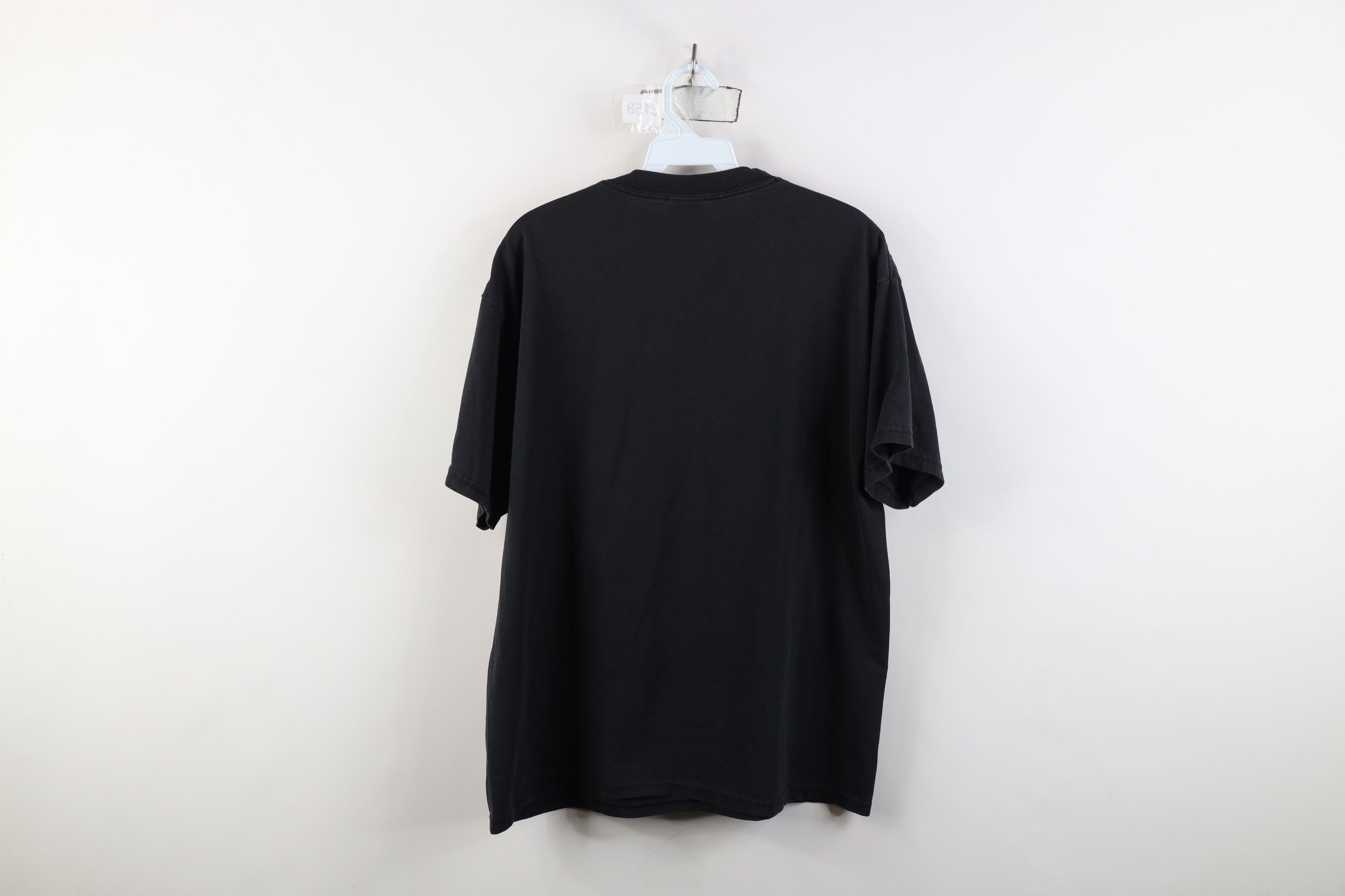 Hanes Vintage 90s Y2K Hanes Heavyweight Short Sleeve T-Shirt Black Size US L / EU 52-54 / 3 - 8 Thumbnail