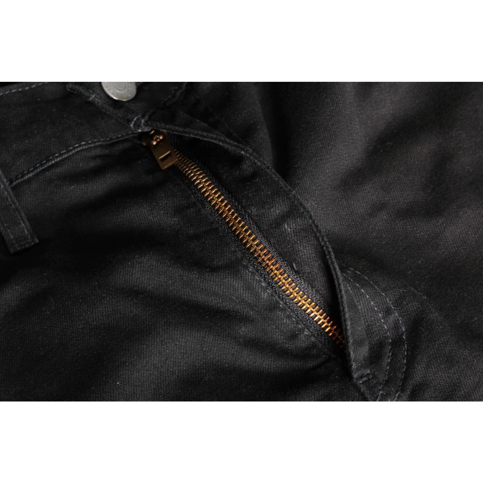 Levi's LEVI’S 502 PREMIUM Big E Tapered Jeans Men 32x28 Stretch Denim Black 5-Pocket Regular Rise Mid 10-12in W32 L28 Mens Jeans Size US 32 / EU 48 - 6 Thumbnail