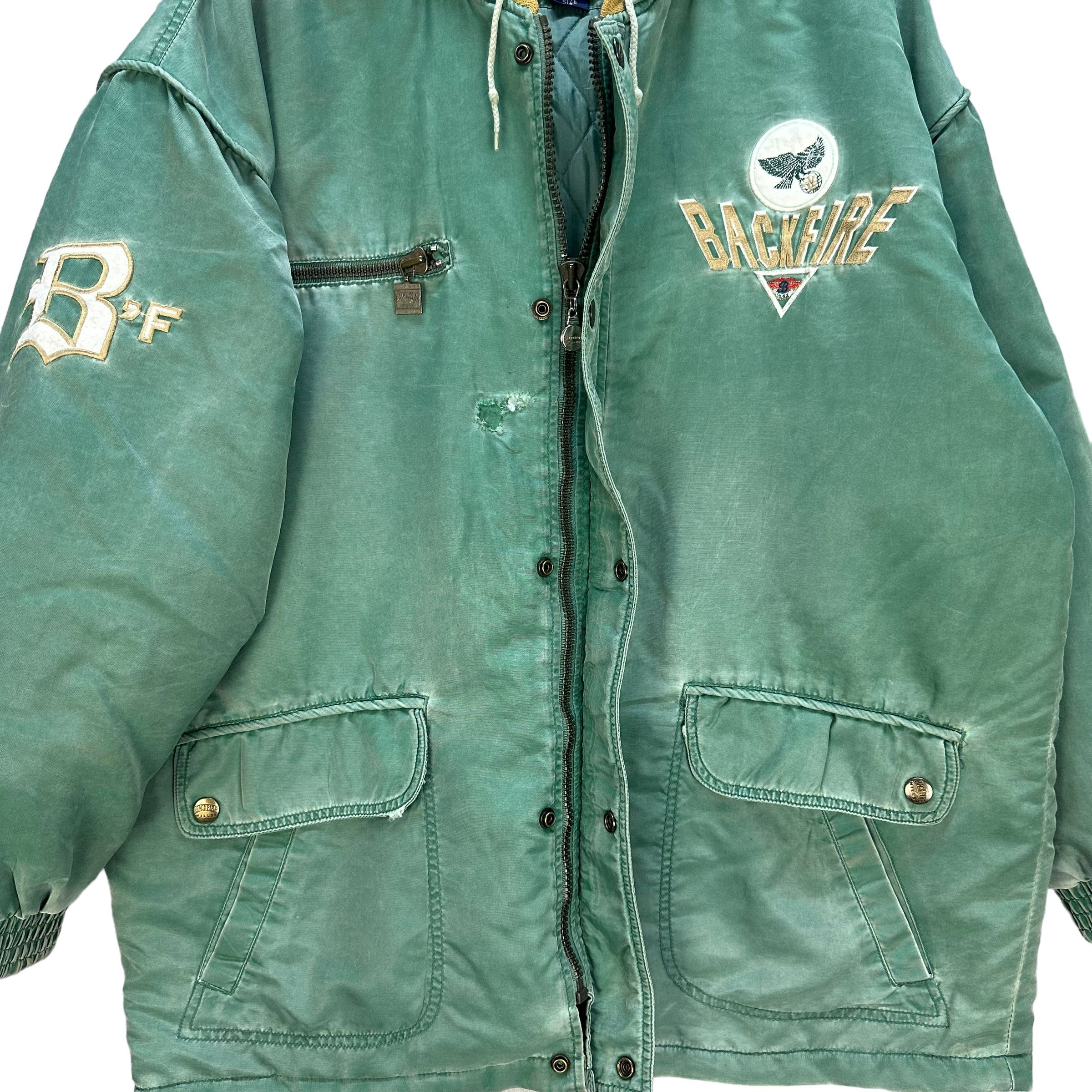 Vintage BACK FIRE STRIKE TEAM LINE BLUE BOWL PARKA #8116-202 Size US L / EU 52-54 / 3 - 13 Thumbnail