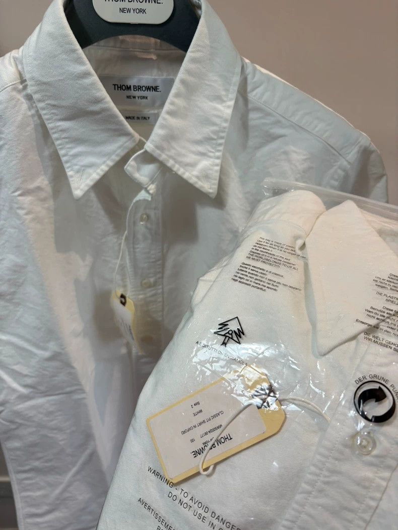 Thom Browne Thom Browne size2 Classic short-sleeved shirt Size US M / EU 48-50 / 2 - 8 Thumbnail
