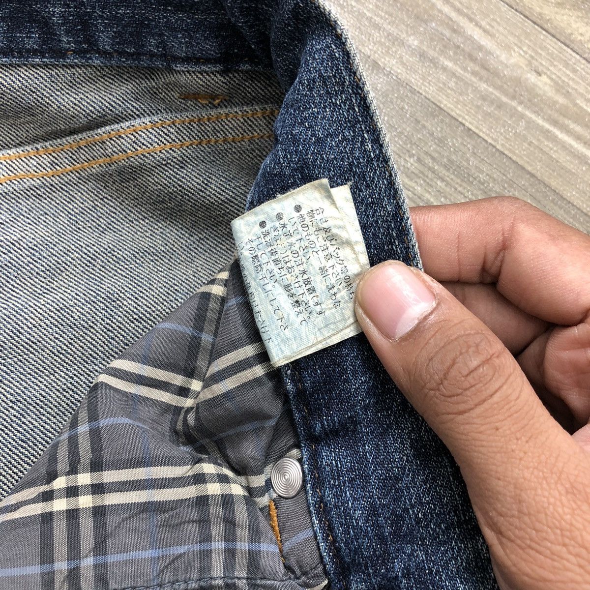 Burberry Vintage Burberry Black Label Faded Blue Jeans Size US 27 - 10 Thumbnail