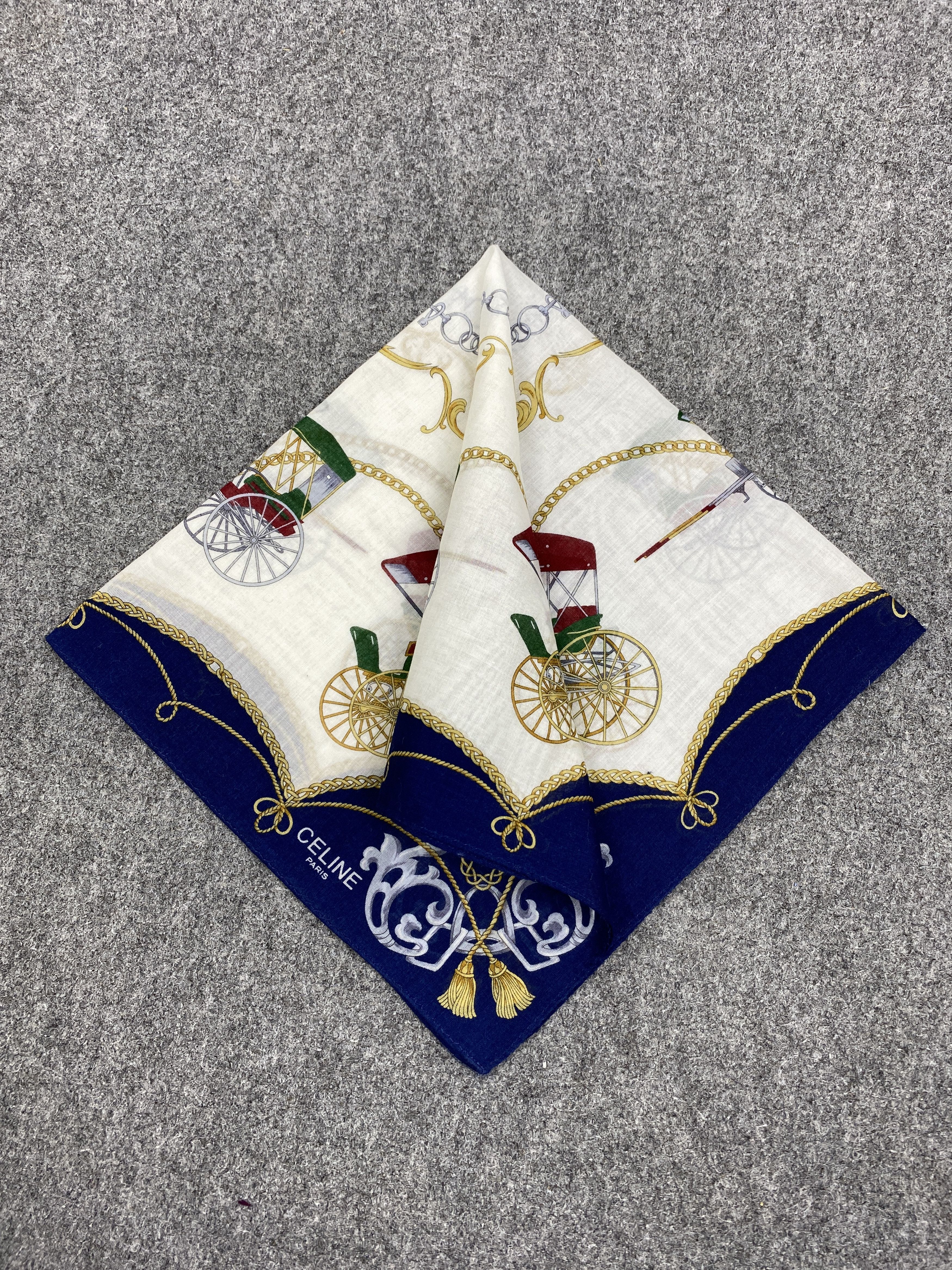 Celine Celine Handkerchief / Bandana / Neckerchief HKC0238 Size ONE SIZE - 1 Thumbnail