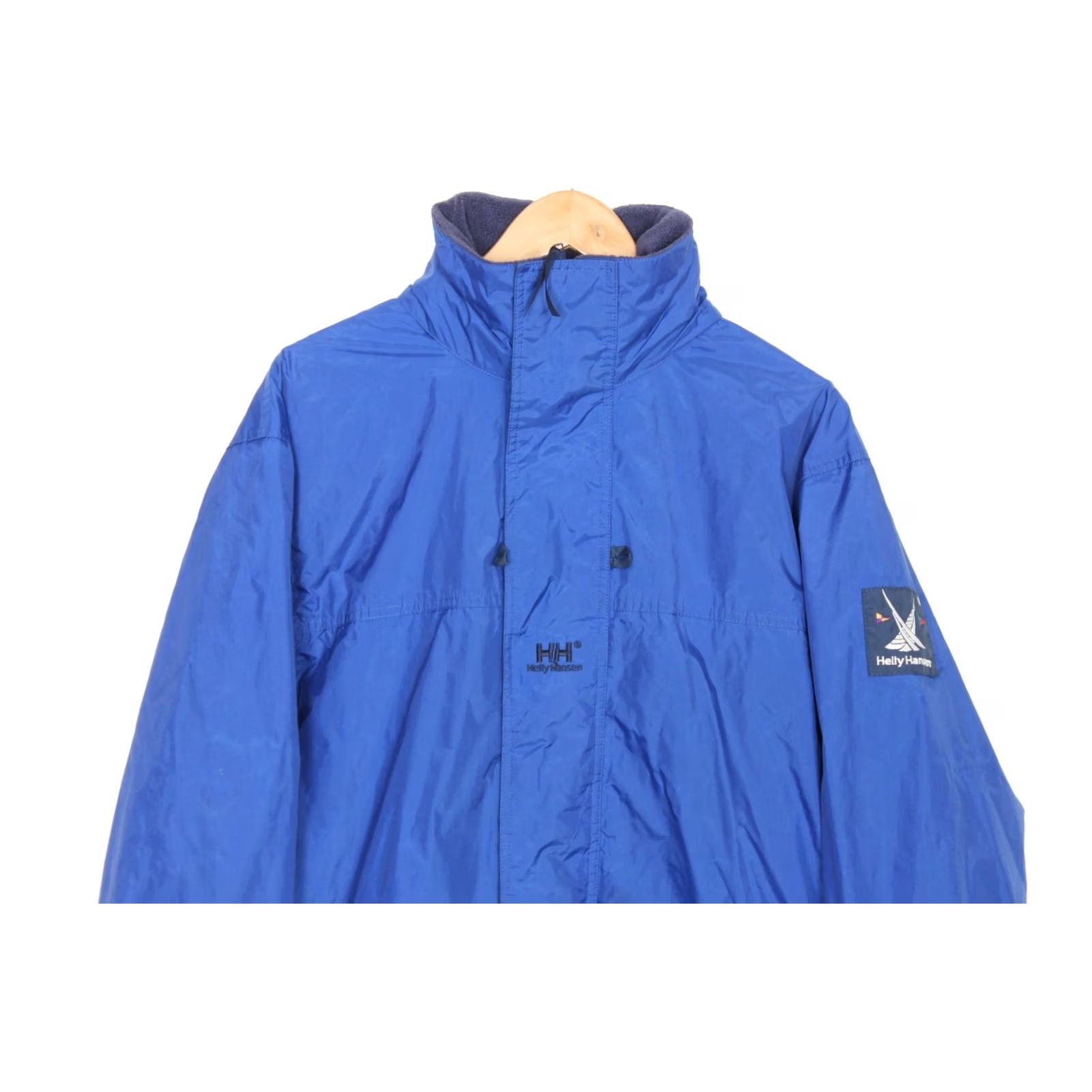 Helly Hansen VINTAGE Helly Hansen Jacket Men S Hooded Sailing Blue 46-48 MJ2178 Size US S / EU 44-46 / 1 - 2 Thumbnail