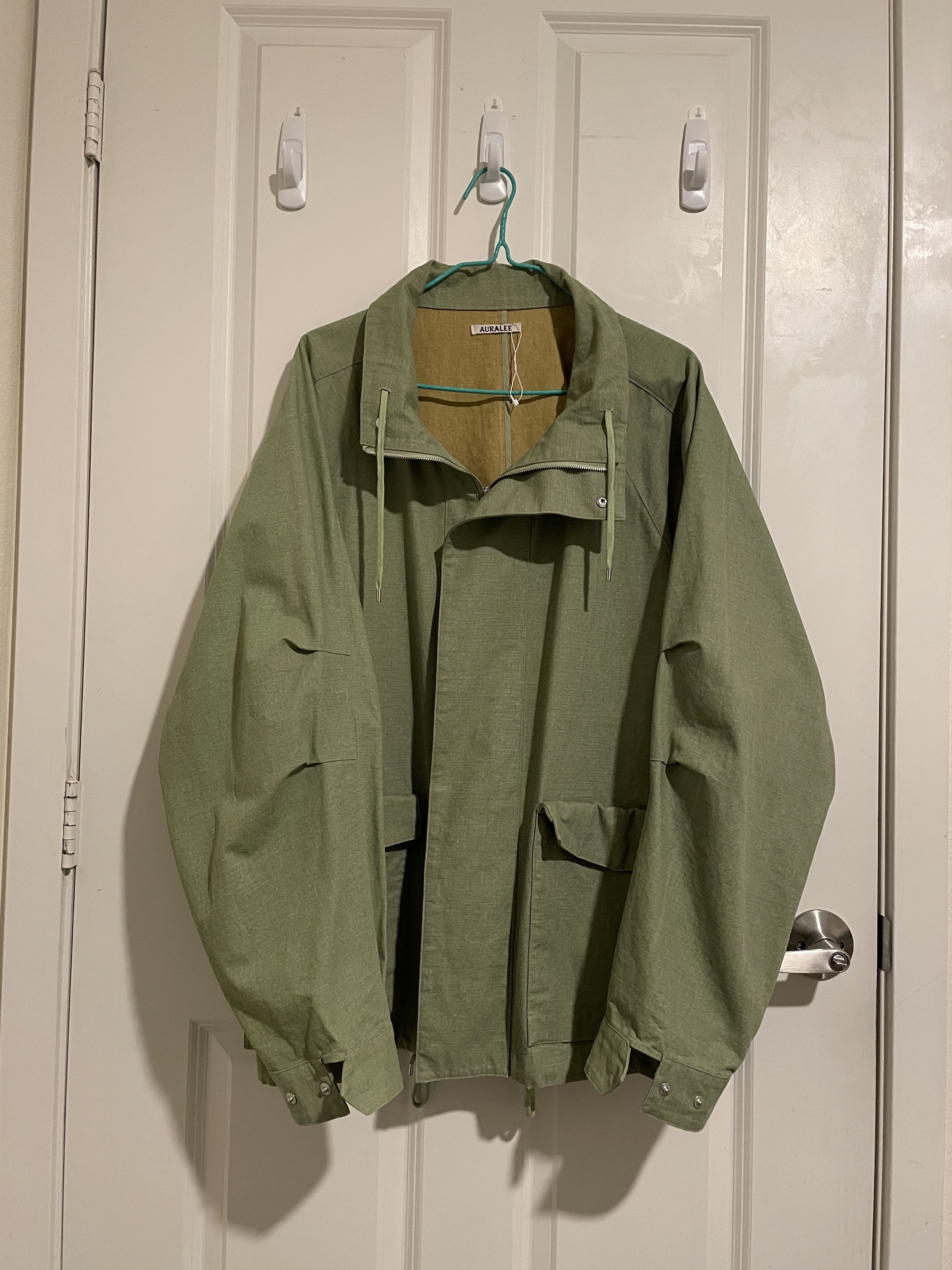 ジャケット・アウター AURALEE SURI ALPACA SHAGGY CHECK BLOUSON SURI ALPACA SHAGGY CHECK BLOUSON (A20AB01AS) | AURALEE