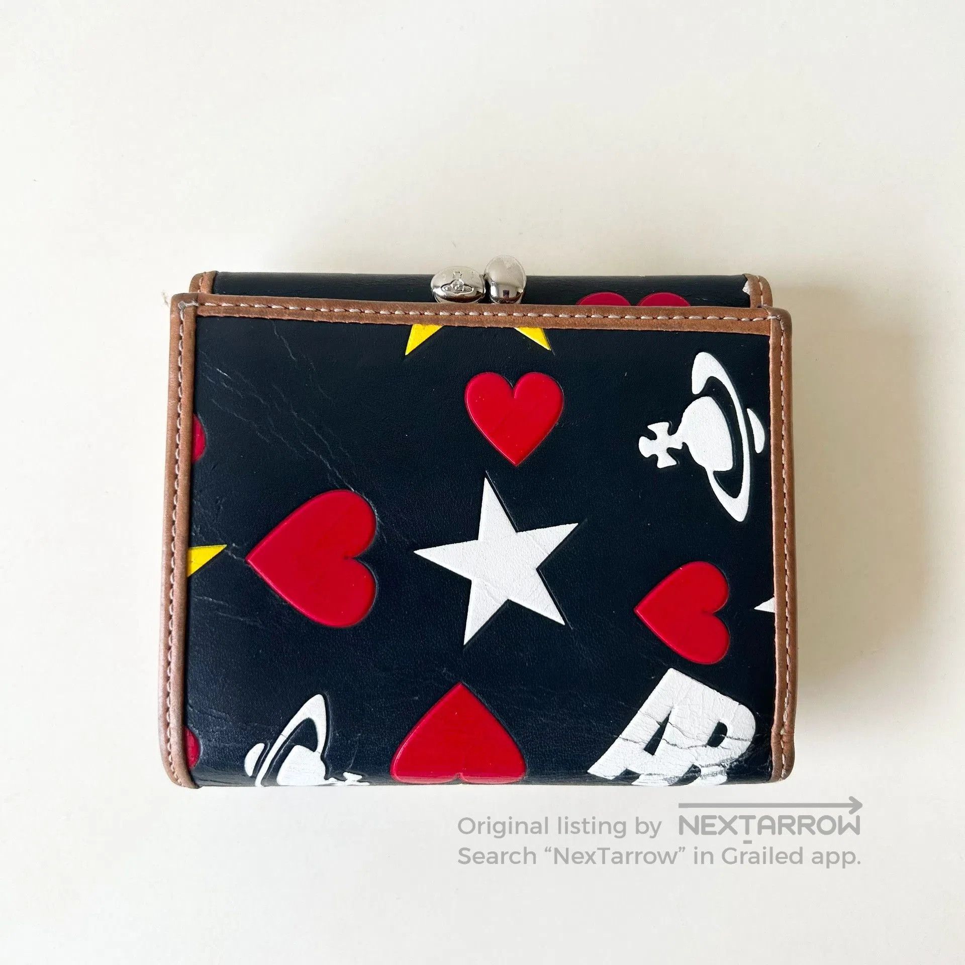 Vivienne Westwood Vivienne Westwood Star Heart Saturn Card Wallet. Size ONE SIZE - 3 Thumbnail