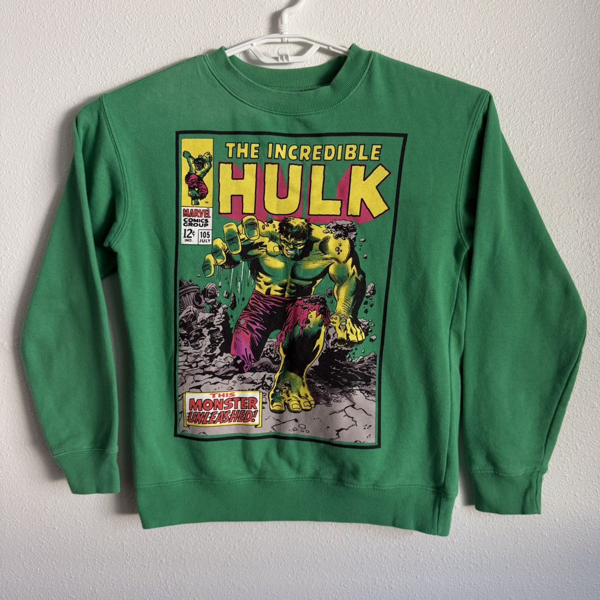 Marvel Comics Marvel Incredible Hulk Sweatshirt Small Green Crewneck Size US S / EU 44-46 / 1 - 1 Thumbnail