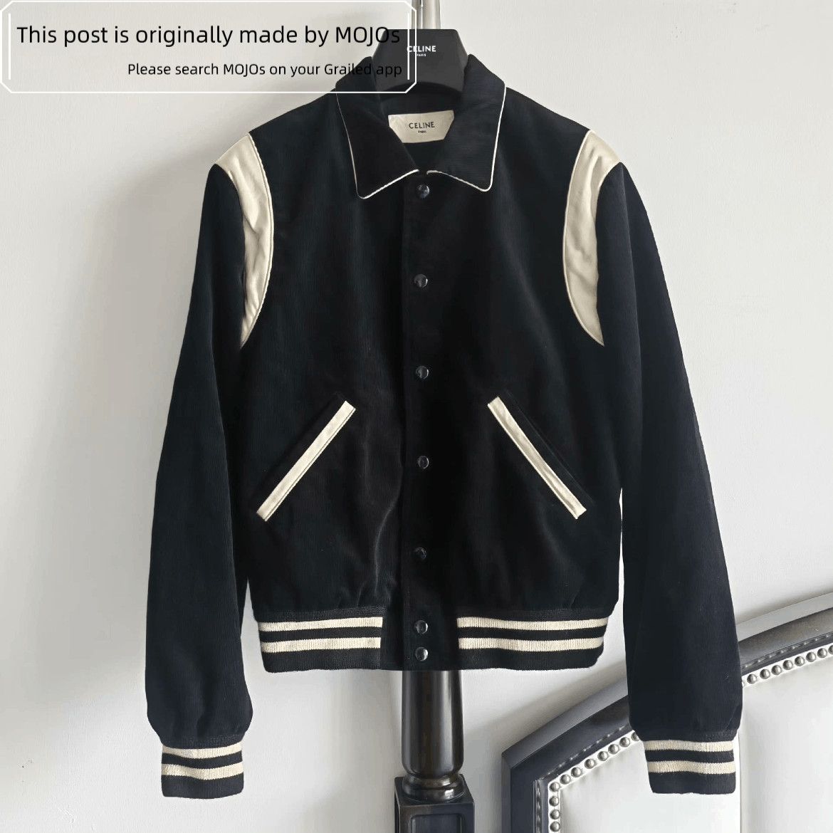Celine Sz 46 Celine by Hedi 20SS Corduroy Teddy Jacket Size US S / EU 44-46 / 1 - 1 Thumbnail