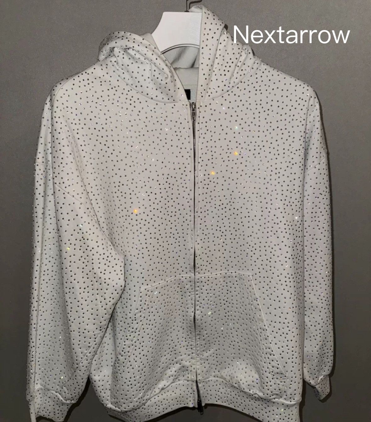 Balenciaga White Diamond Hoodie