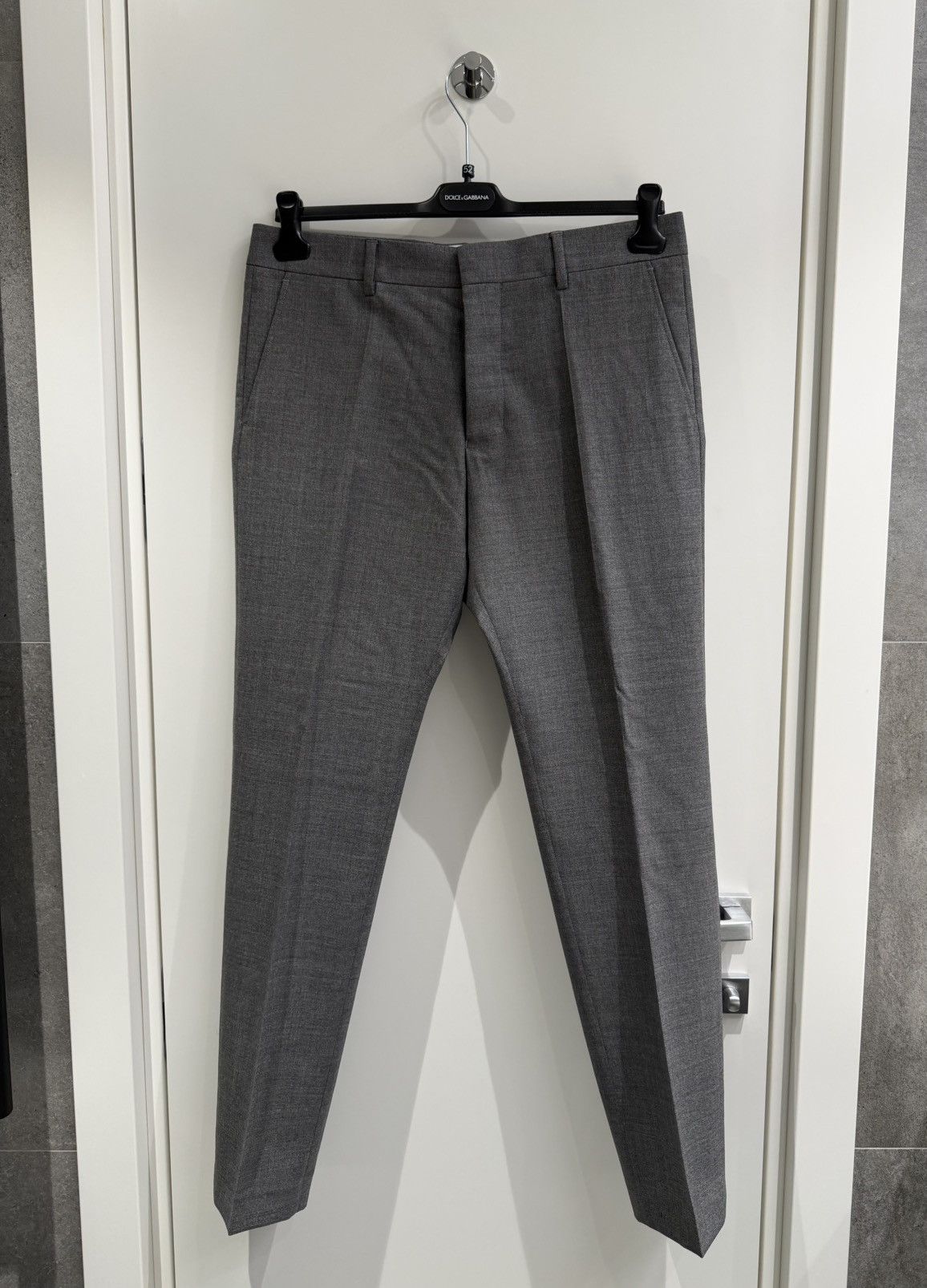 Gray wool trousers Ami