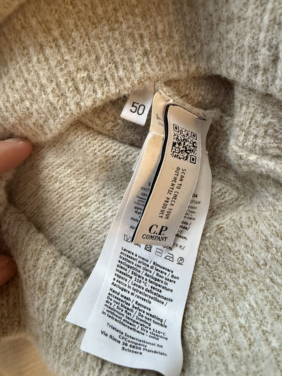 C.P. Company Technical Fleece Sweater Size US L / EU 52-54 / 3 - 8 Thumbnail