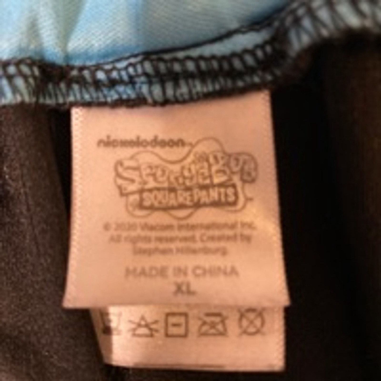 Other Nickelodeon SpongeBob Black Lounge Shorts Spirit Halloween Size 34" / US 12 / IT 48 - 3 Thumbnail