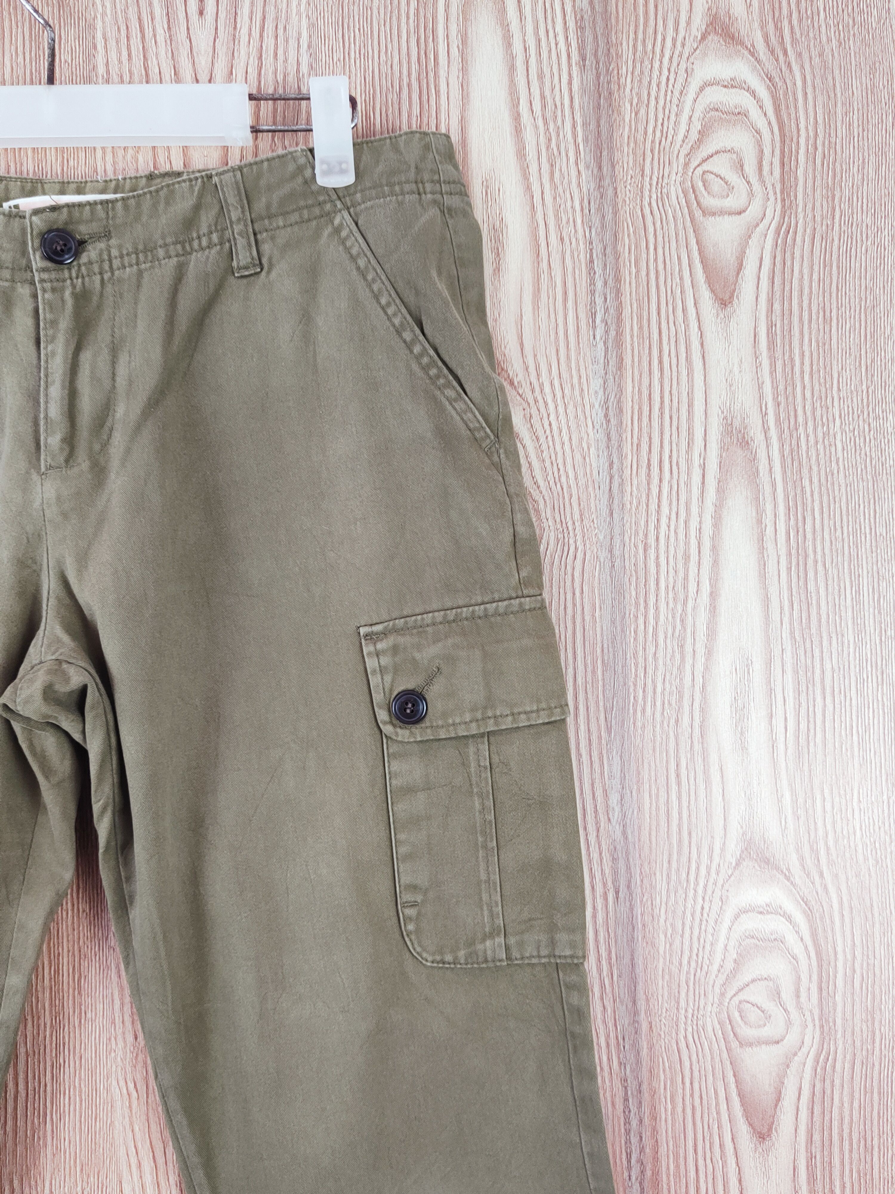 Japanese Brand Pink Adobe Olive Multipocket Tactical Cargo Pants #W920 Size 30" / US 8 / IT 44 - 5 Thumbnail