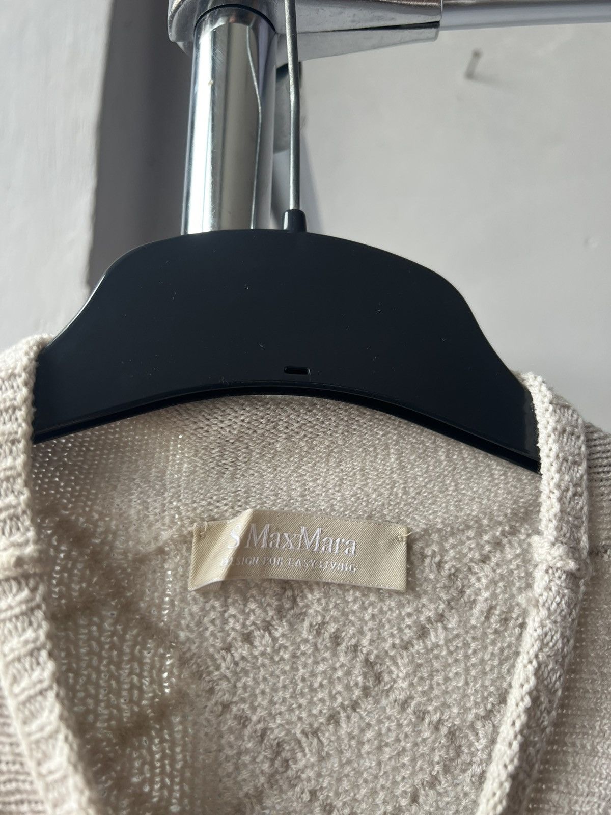 Max Mara Max Mara Cream Cable Knit Aran sweater dress wool blend Size S / US 4 / IT 40 - 5 Thumbnail