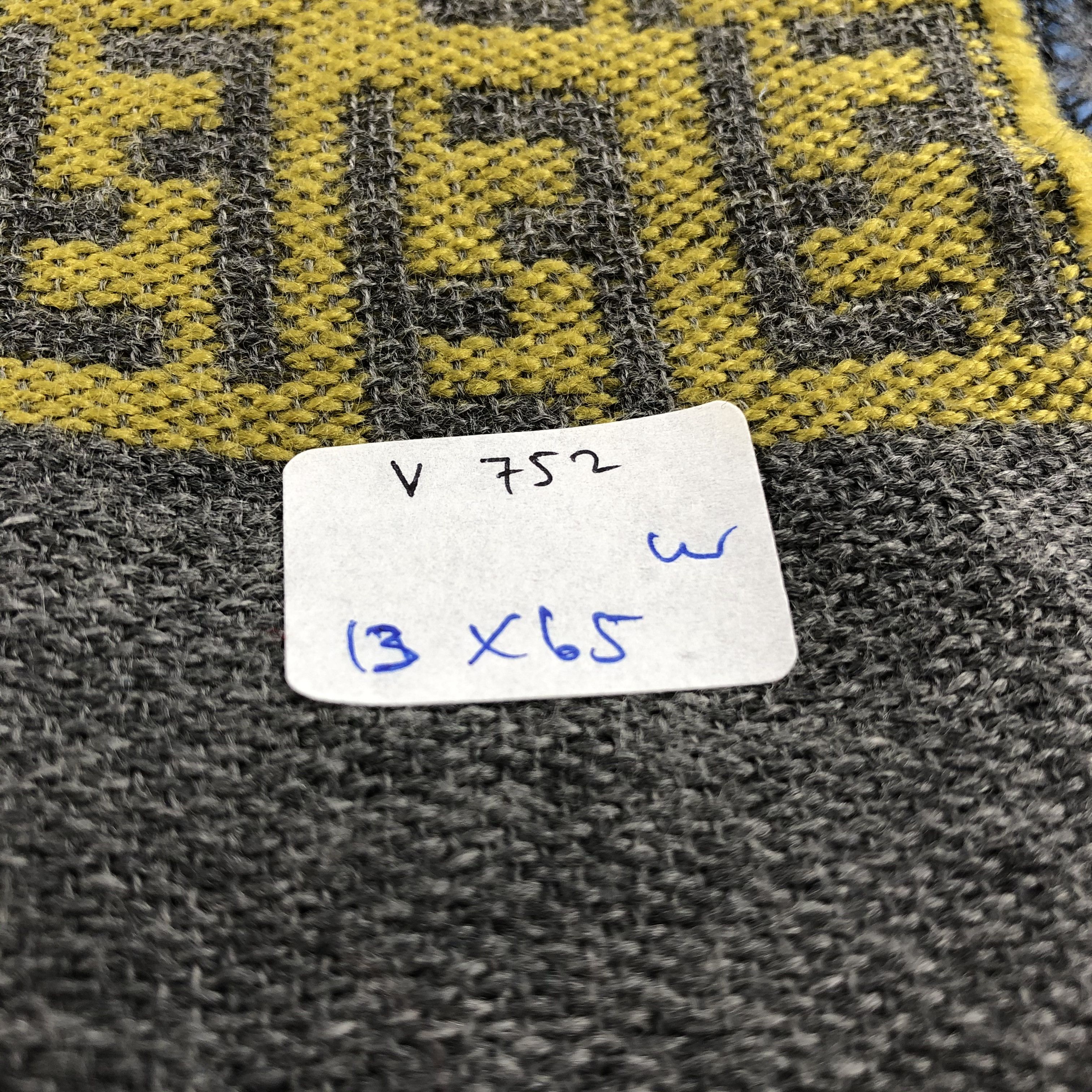 Fendi FENDI MONOGRAM Multicolor Scarf Muffler Wool V752 Size ONE SIZE - 7 Thumbnail