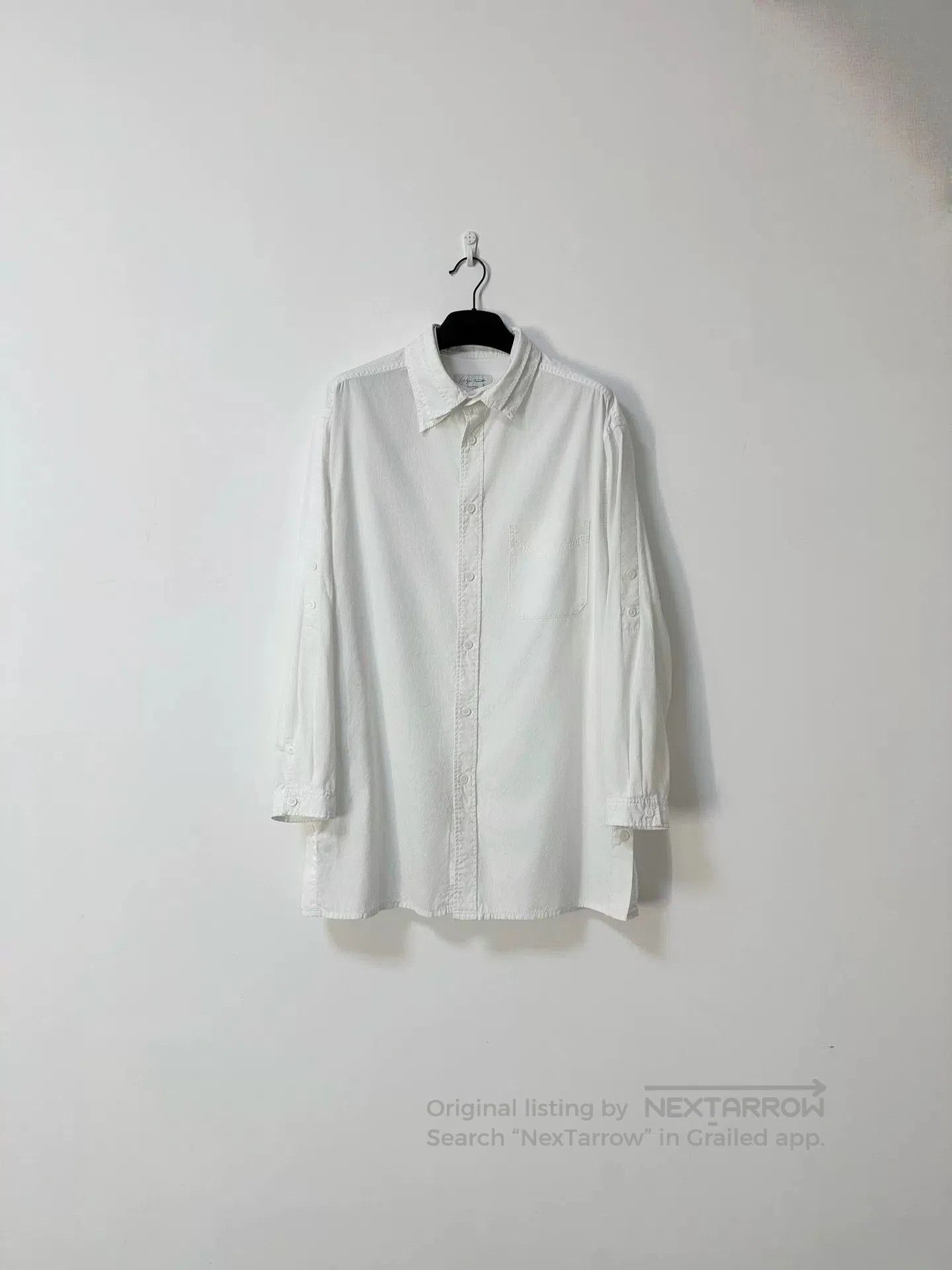 Yohji Yamamoto Asymmetrical Collared Shirt.