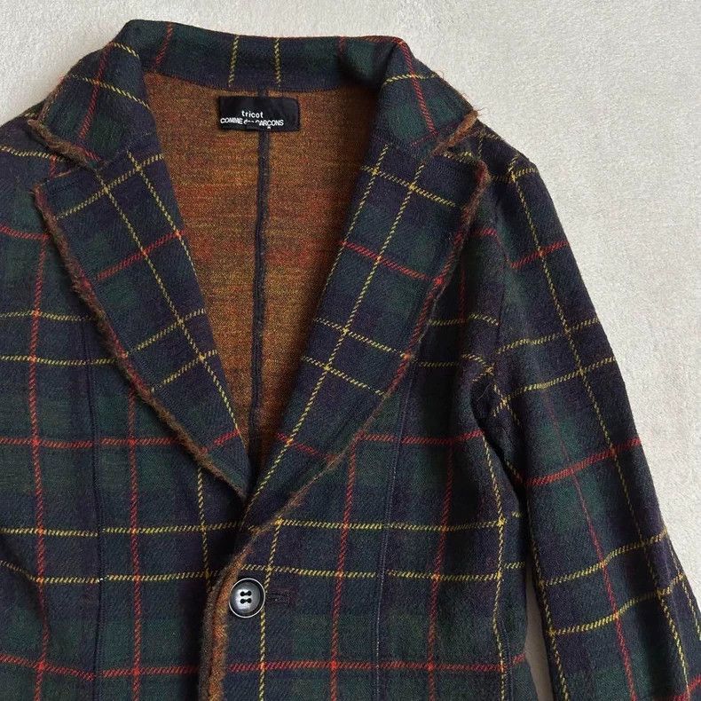 Comme des Garcons Comme des Garcons Wool blue-green plaid coat Size M / US 6-8 / IT 42-44 - 2 Thumbnail