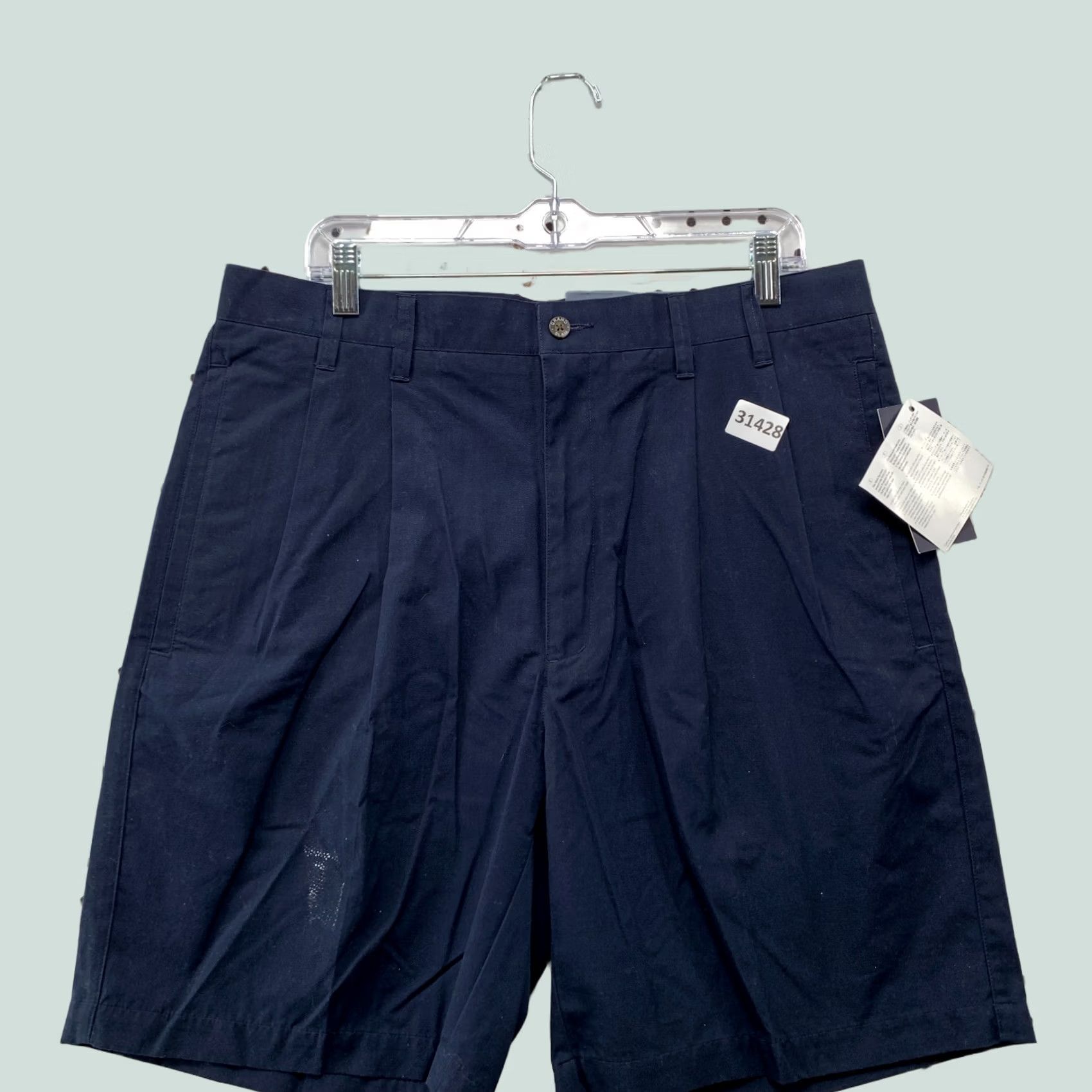 Vintage Grand Slam CHino Shorts Mens Size 36x8 Navy Blue Casual TEFLON NWT Size US 36 / EU 52 - 1 Thumbnail