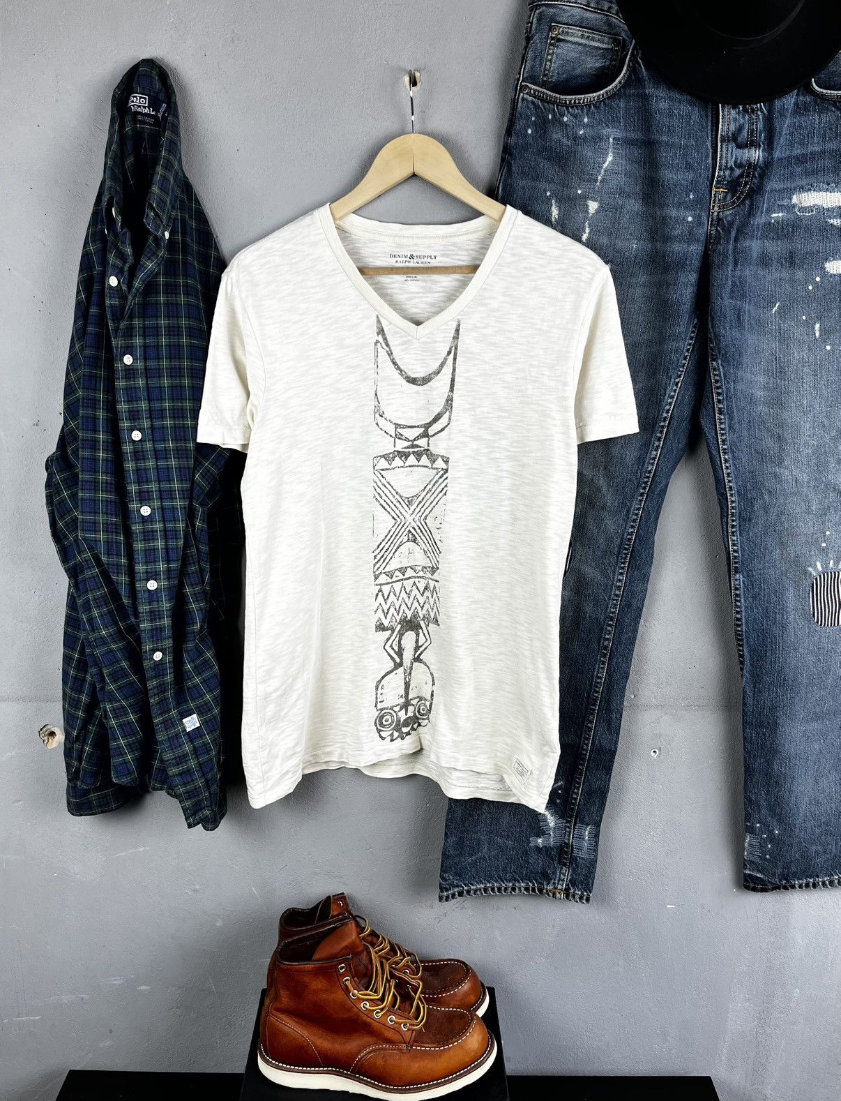 RRL Ralph Lauren Polo Ralph Lauren western style t shirt size s Size US S / EU 44-46 / 1 - 1 Thumbnail