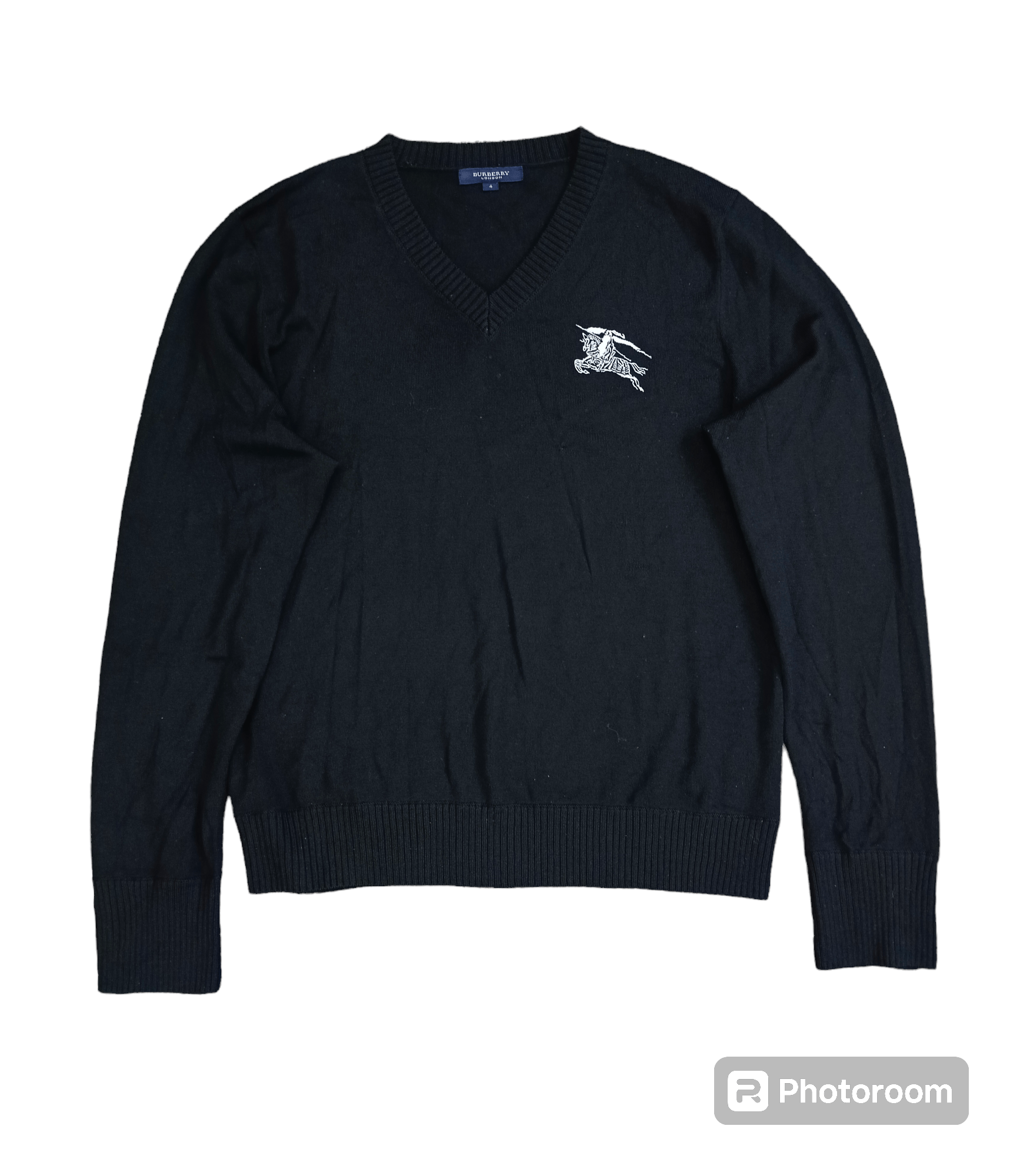 SICK🔥OG GRAIL BUBERRY LONDON V NECK UNISEX KNIT
